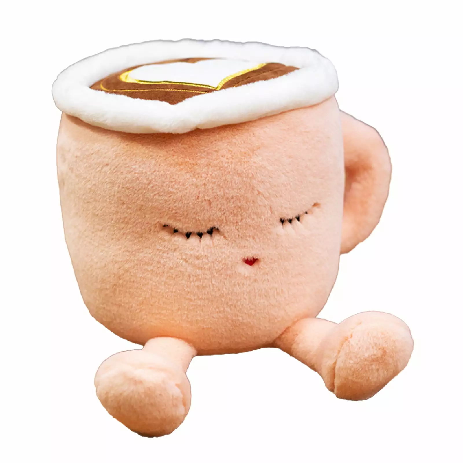 CHAOMA Cute Coffee Cup Shaped Pillow Plush Coffee Cup Toy for Beds Sofas Home Decor