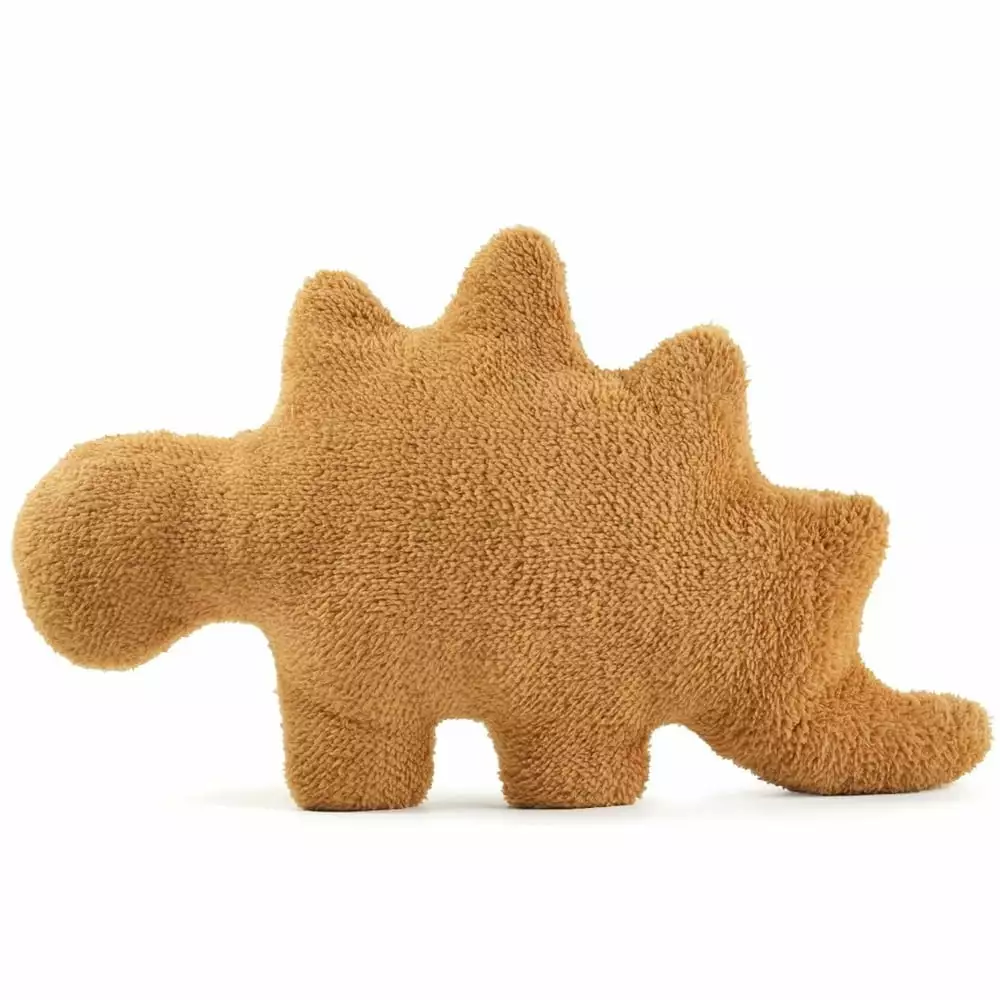 1PCS Dino Chicken Nugget Pillow Soft Dinosaur Chicken Nuggets Pillow for Birthday Gifts Dinosaur Theme Birthday Party Decorations (Stegosaurus)