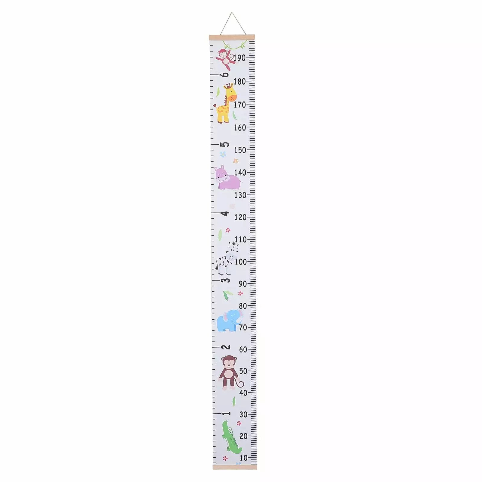 1pc Children Growth Chart Kids Height Ruler Removable Wall Hanging Measurement