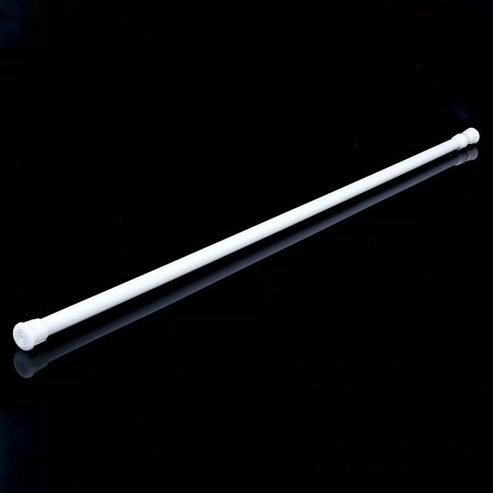 2PCS Tension Rods 23-43inch Curtains Spring Rod for Kitchen Window Tier Valance Covering Bathroom