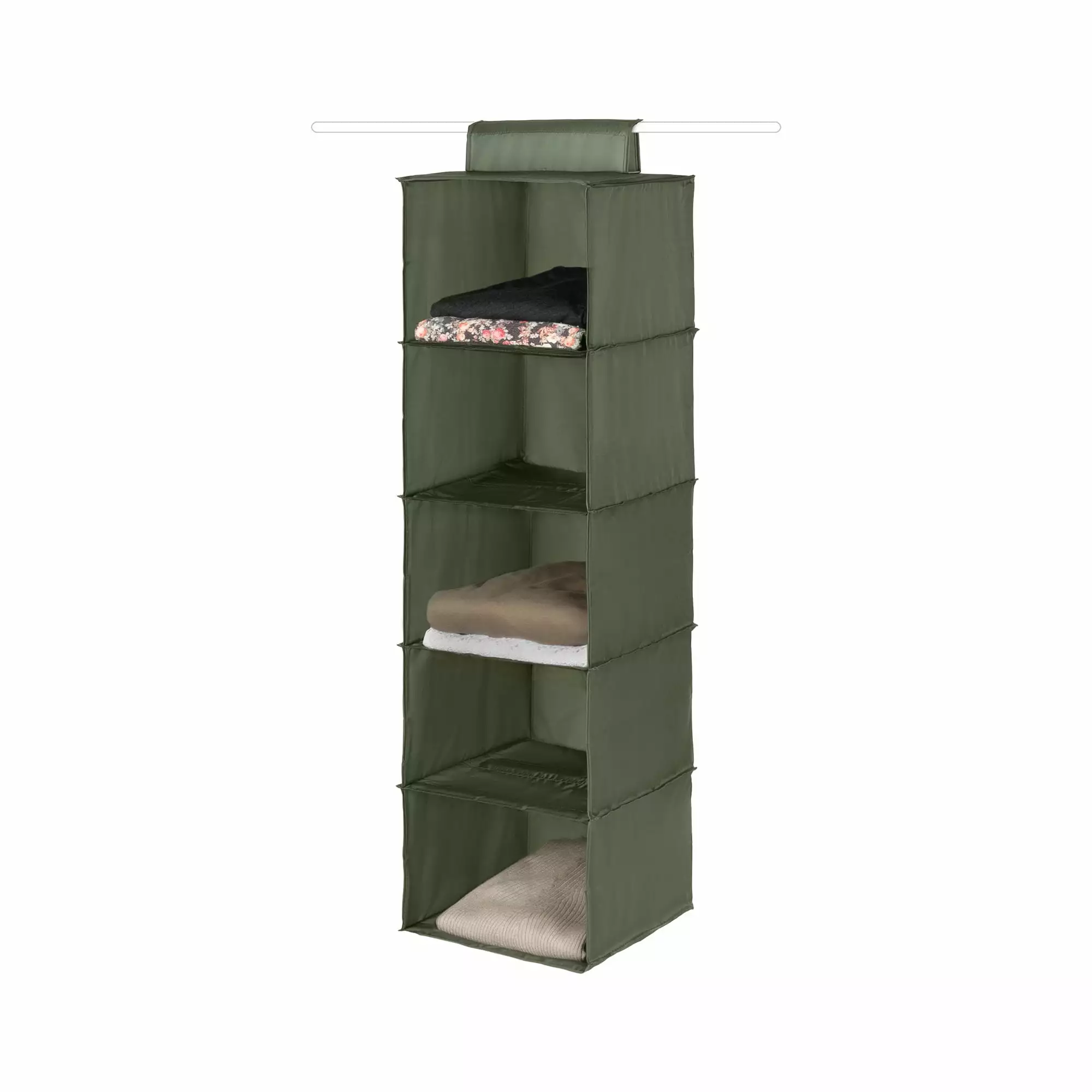 5-Level Sweater Organizer. Ecological Greentex Range. Khaki. by Compactor