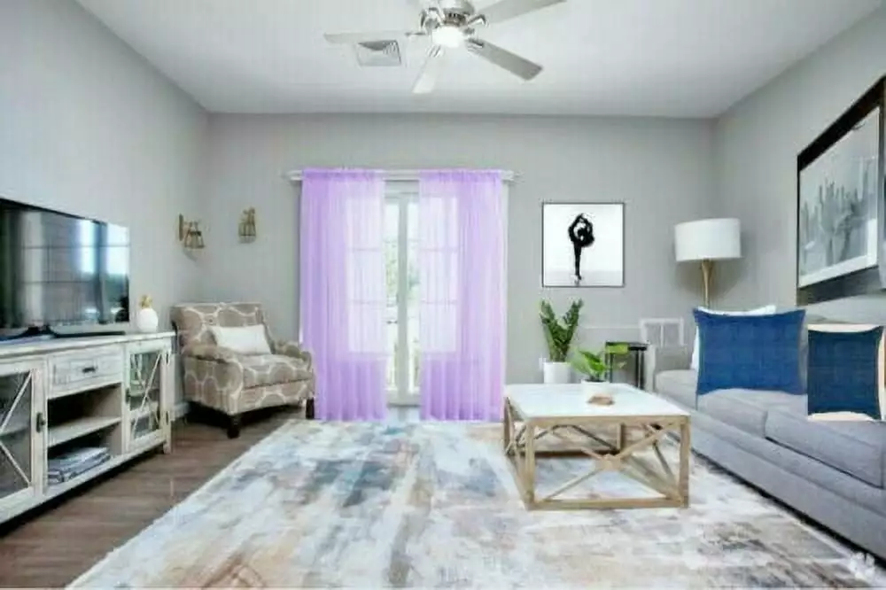 2pc Lilac Solid Sheer Voile Window Curtain Set. Two (2) Rod Pocket Panels 55W x 84L (Each)