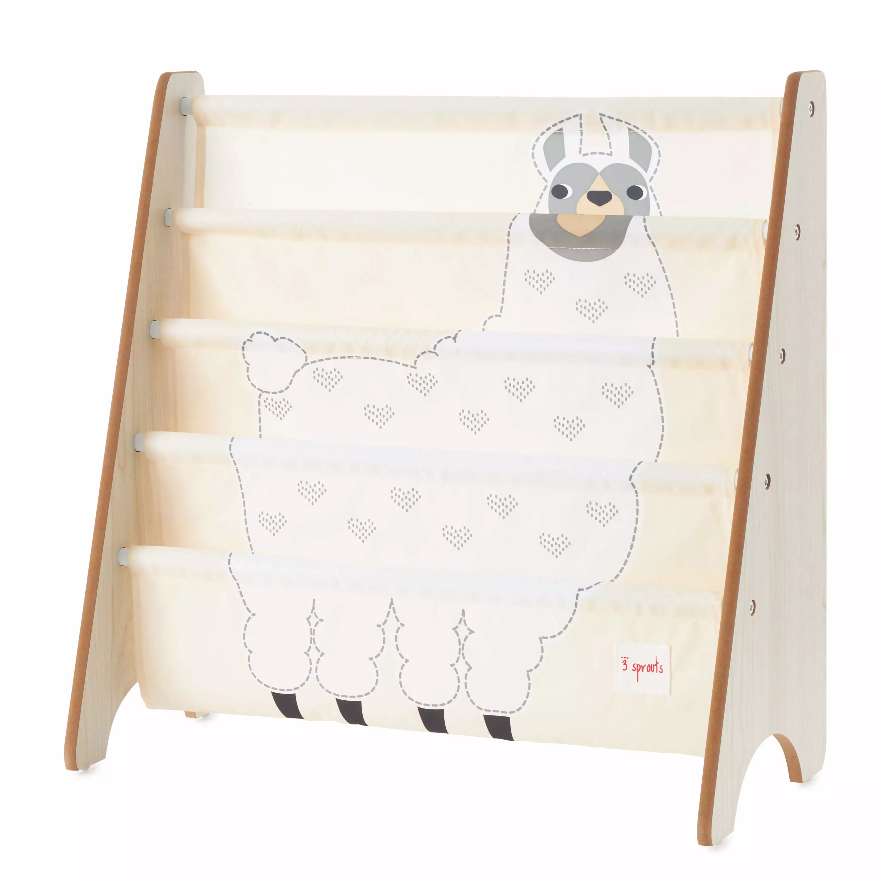 Open Box 3 Sprouts Kids Storage Organizer Baby Room Bookcase Furniture. Llama