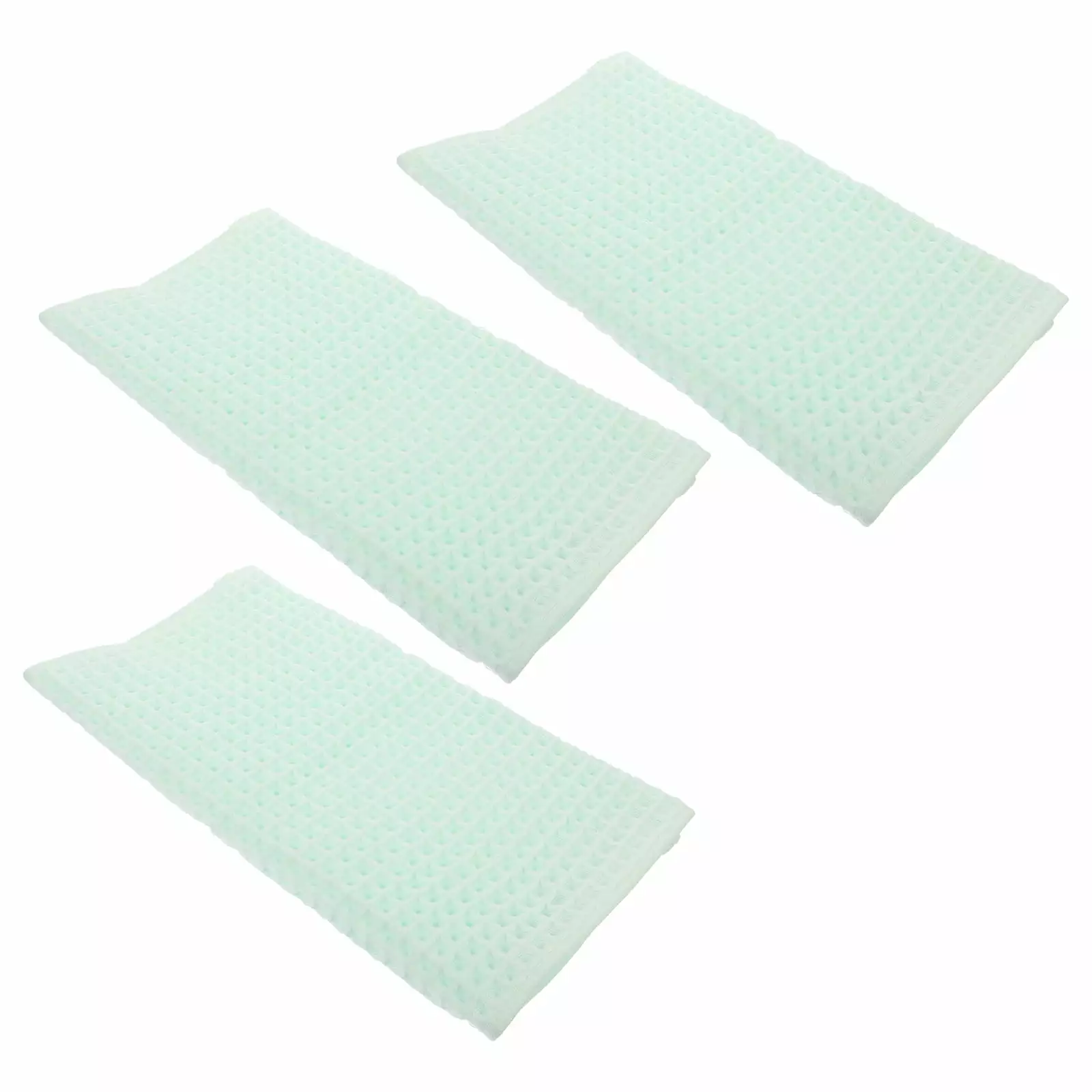 3pcs Cotton Waffle Bath Towel Ultra Absorbent Bath Face Towel for Hotel Spa Gym