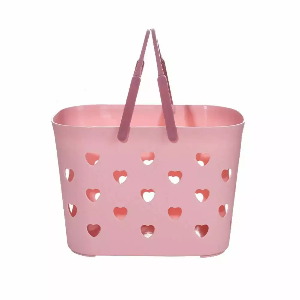 Portable Shower Caddy Tote Plastic Storage Basket with Handle Box Organizer Bin for Bathroom. Pantry. Kitchen. College Dorm. Garage