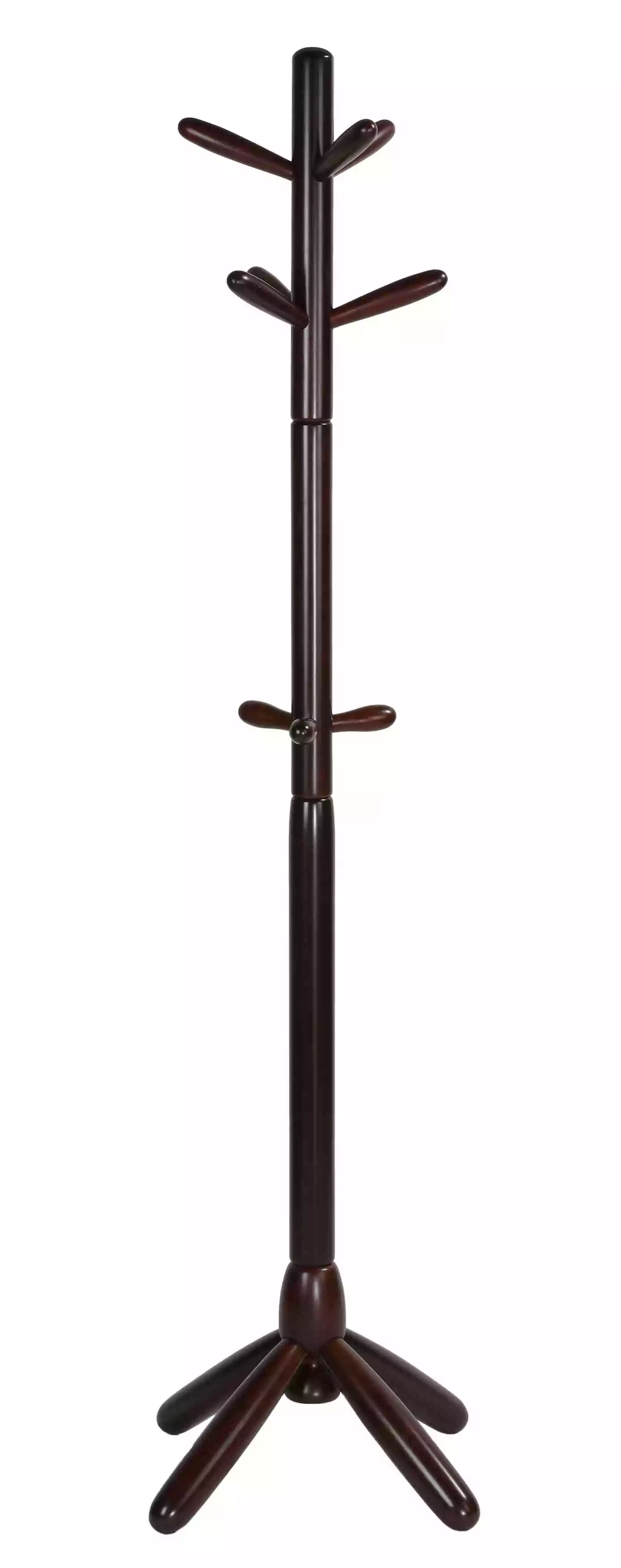 Cortesi Home Phoebe Wooden Coat Rack. Mahogany