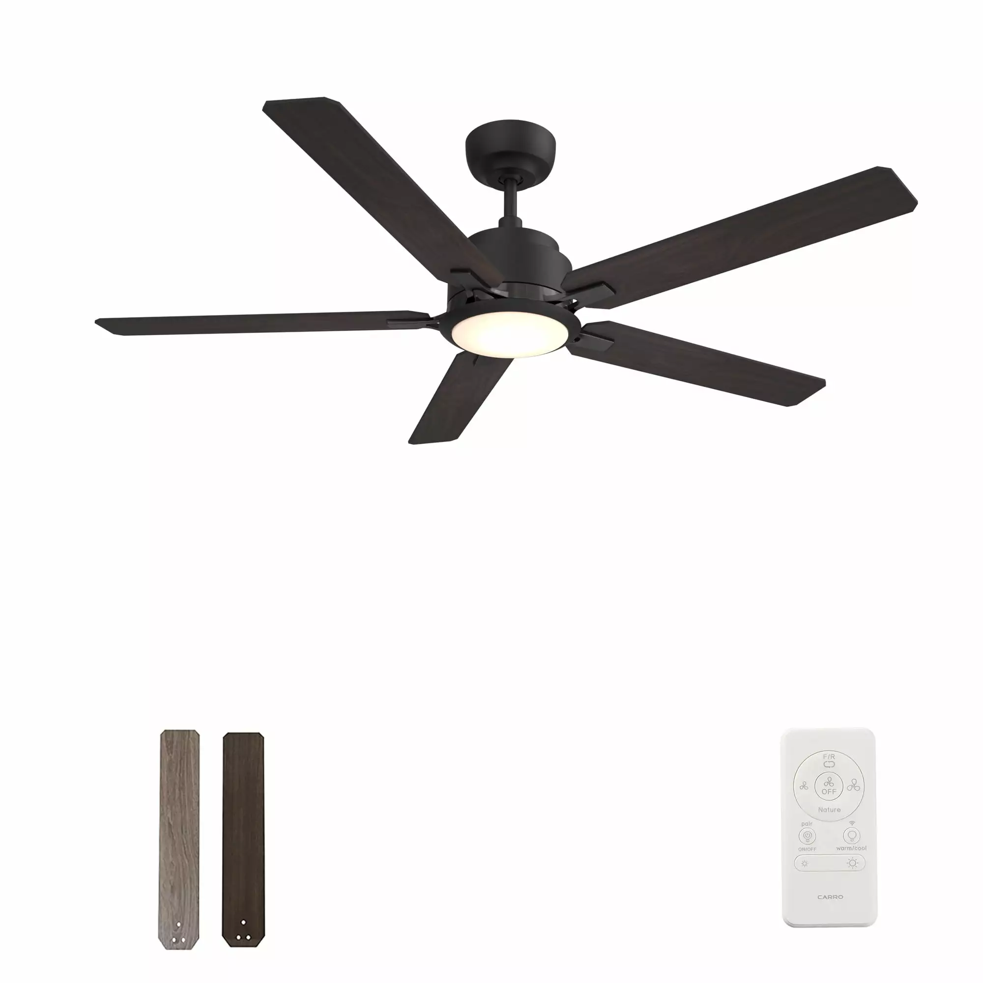 56 inch Ceiling Fan with Remote and Lights for Smart Indoor