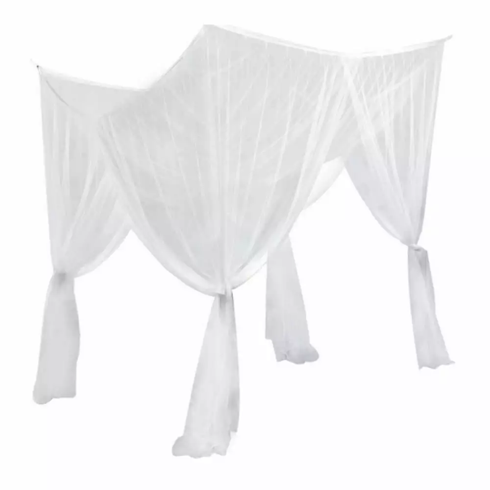 Bunk Bed Curtains .Bed Curtains from Ceiling. Canopy for Full Bed(L190xW210xH240 .White )