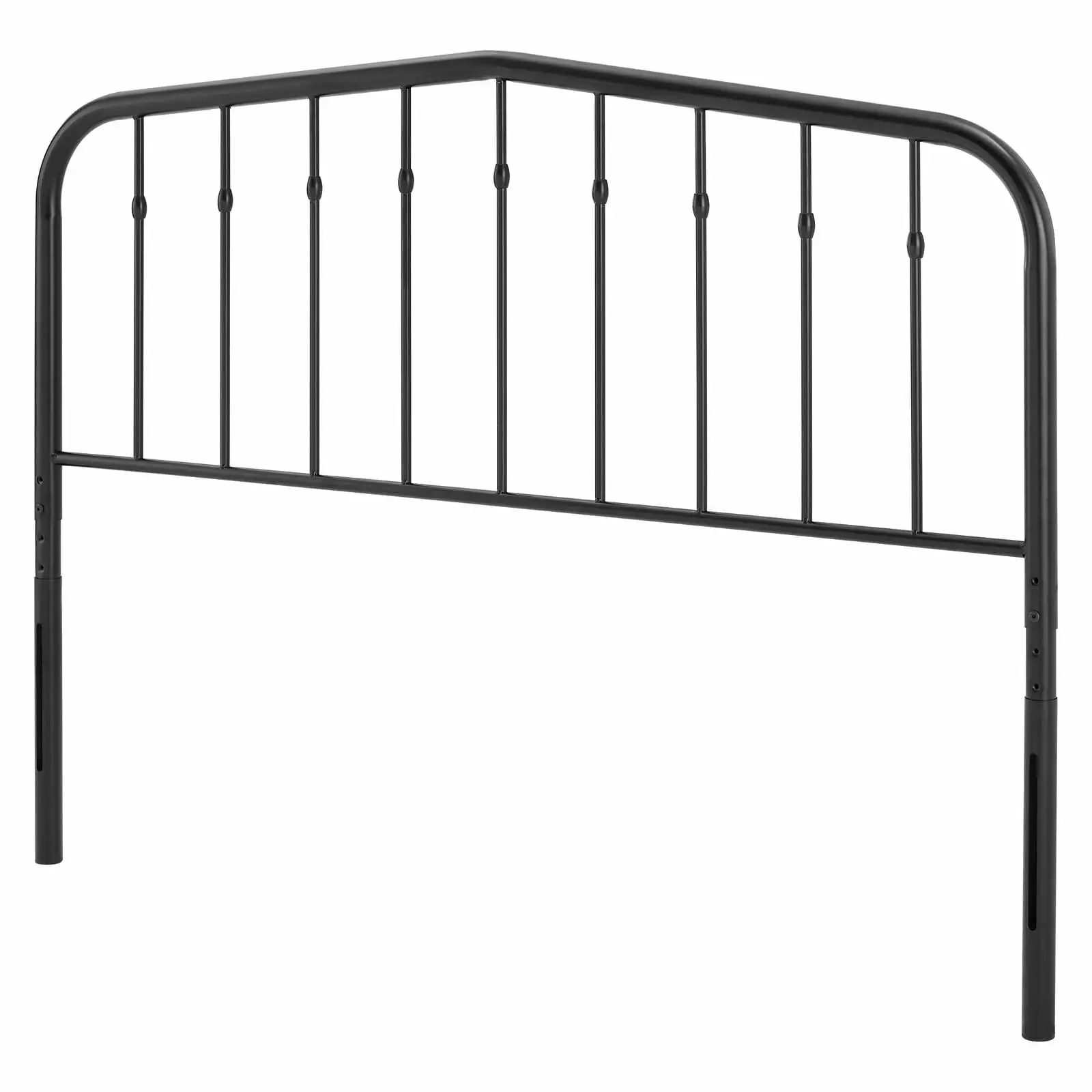 Headboard. Twin Size. Metal. Black. Modern Contemporary Urban Design. Bedroom Master Guest Suite