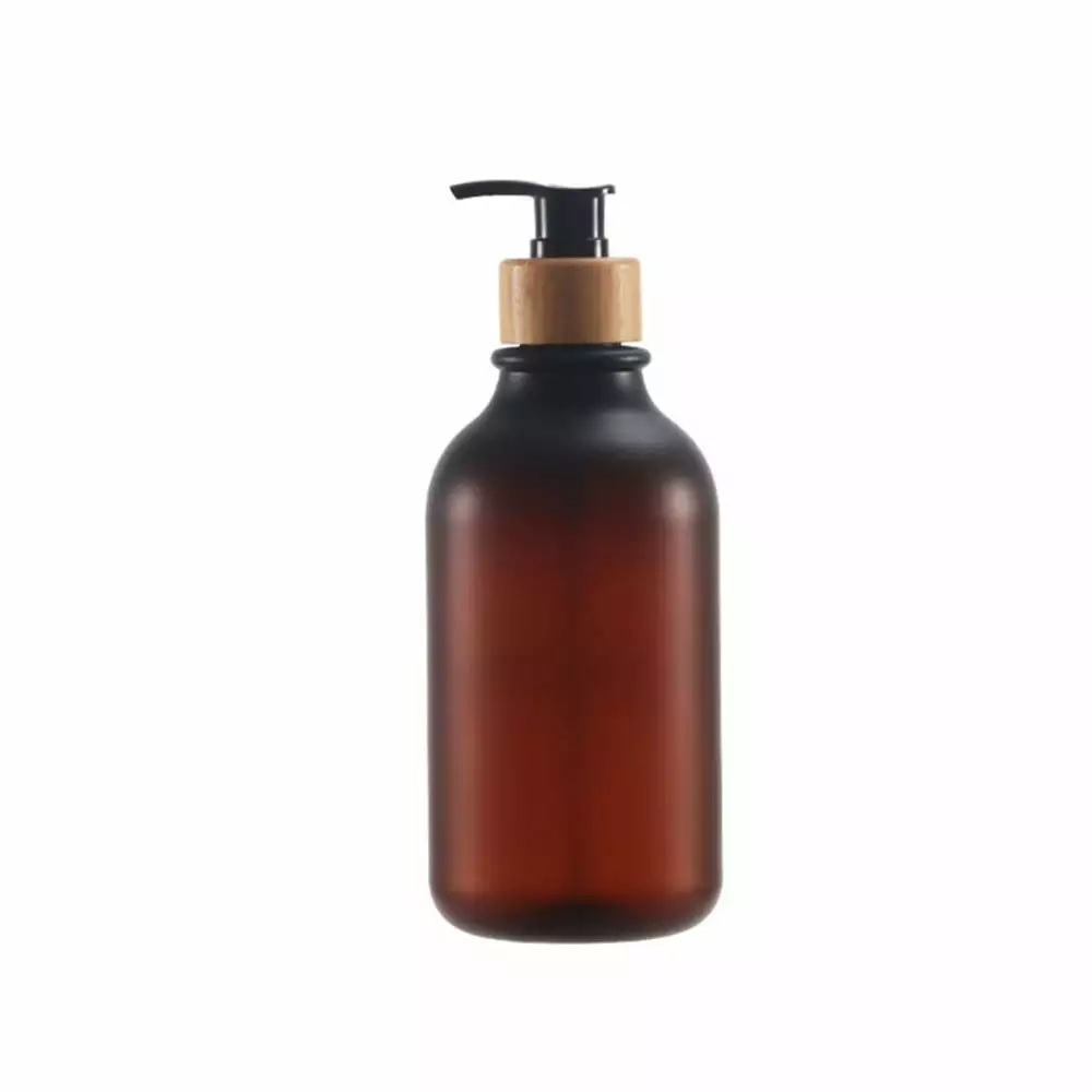 Bathroom Soap Pump Dispenser Shampoo Bottle Kitchen Dish Wood Pump Bottle Refill Shower Gel Hand Liquid Container