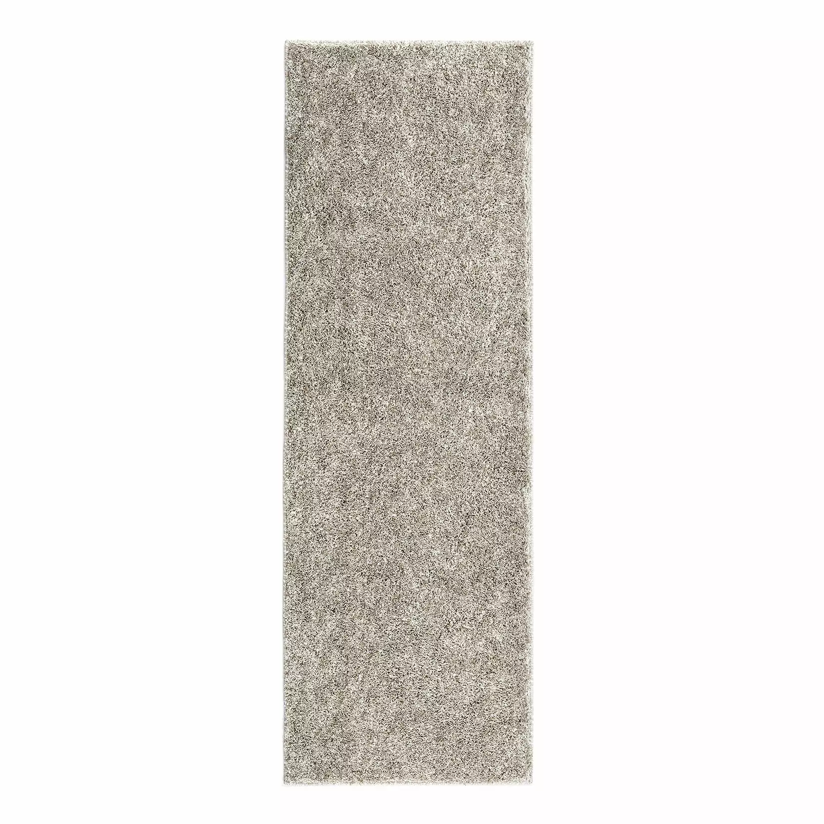 ZACOO 2' x 8' Hallway Runner Rug Modern Shaggy Rug High Pile Non-Shedding Fluffy Shag Runner Rug for Kitchen Bedside Nursery. Taupe