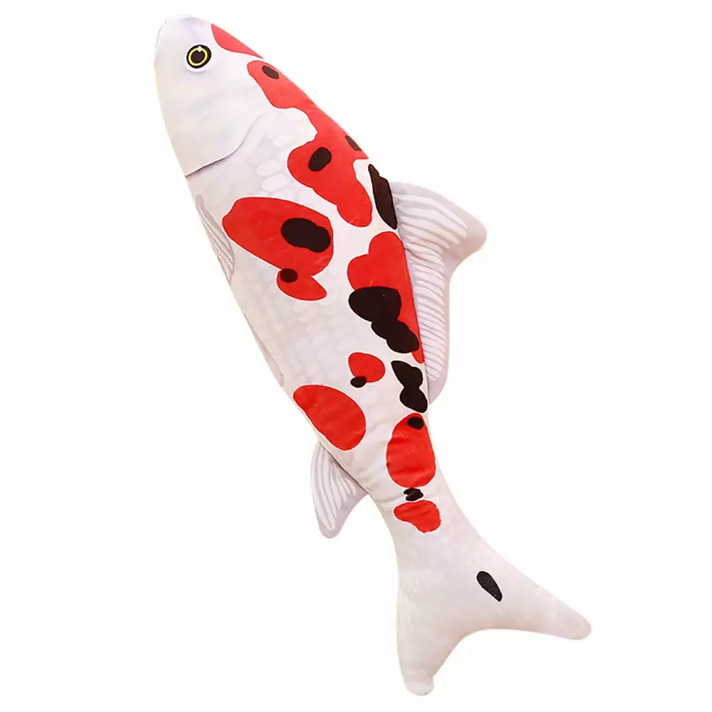 mnjin 3d shape fish pillow cute gift sofa cushion fish stuffed pillow a