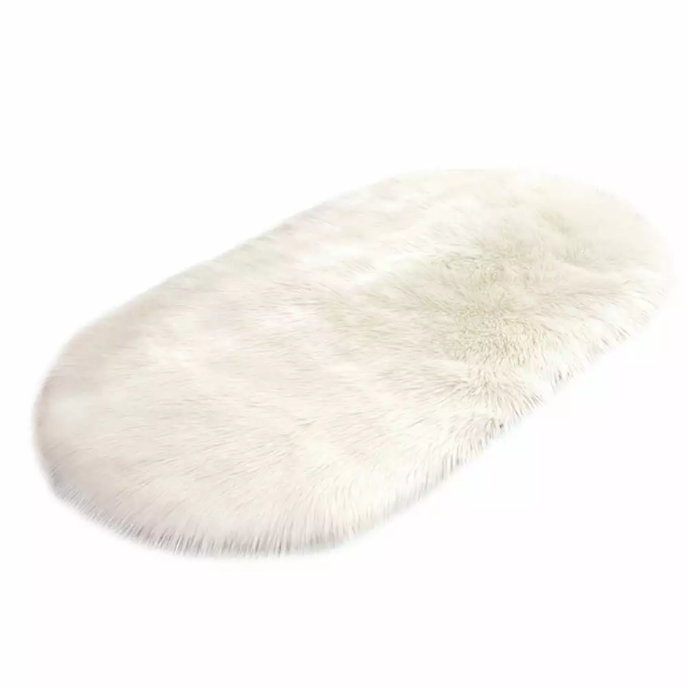 Big Deals! Dvkptbk Soft Rug Chair Cover Artificial Sheepskin Wool Warm Hairy Carpet Seat Mats Rug