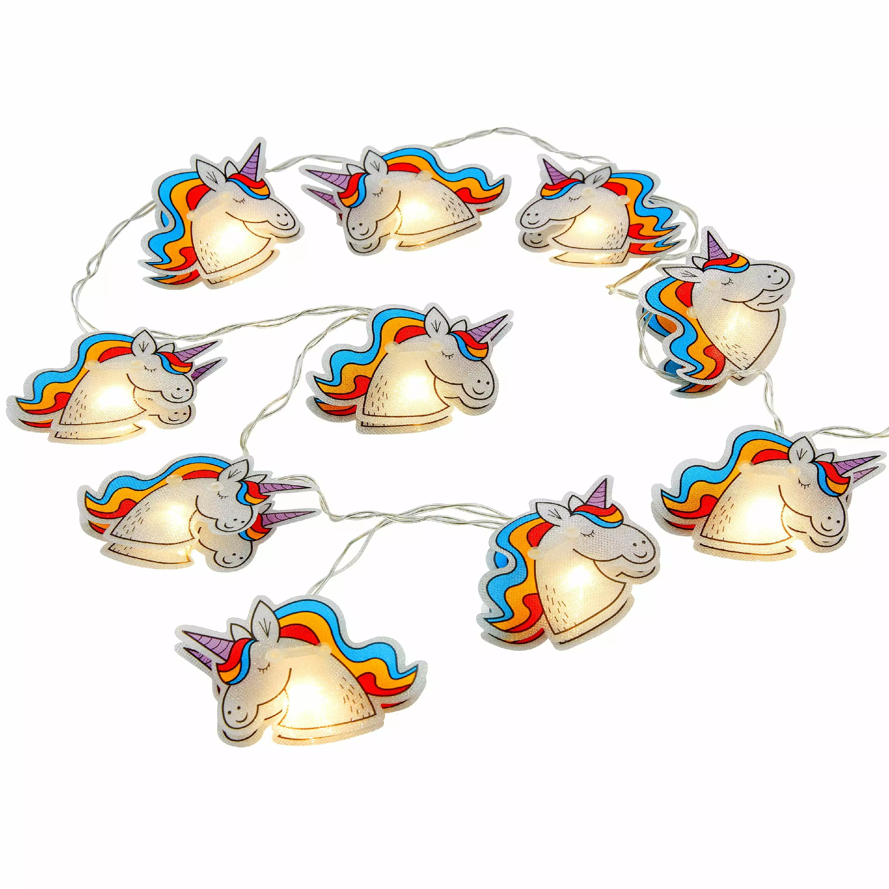 Unicorn LED String Lights Battery Operated for Girls Room Decor Office Cubicles Or Lights for School Lockers