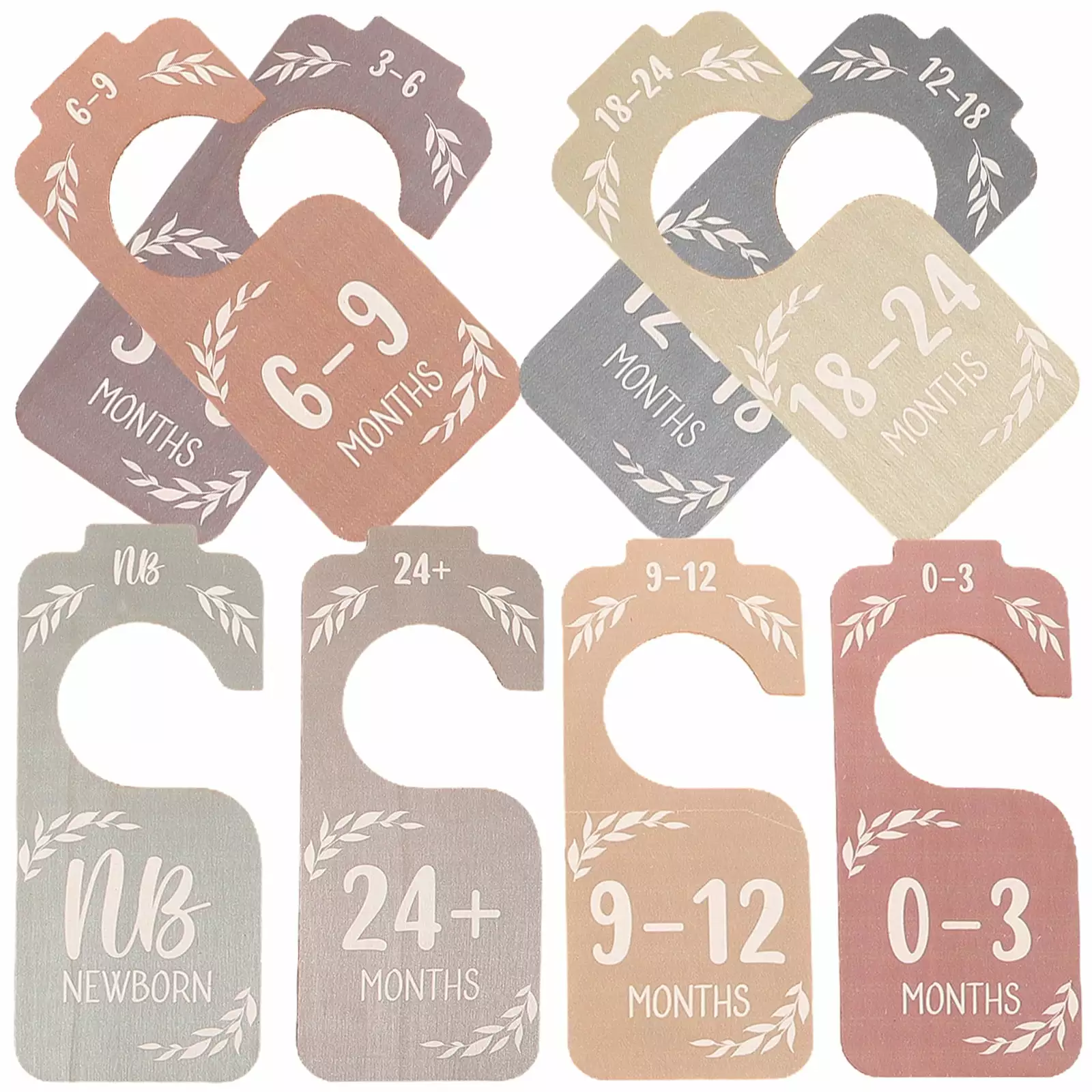 8 Pcs Baby Wardrobe Divider Baby Hangers Baby Clothes Organizer Divider Infant Closet Divider Newborn