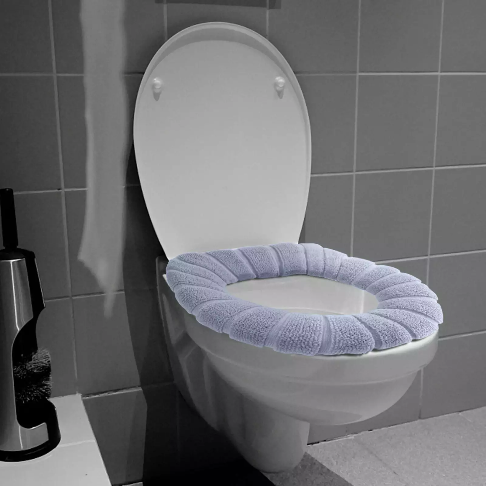 Christmas Clearance Items. Dvkptbk Toilet Seat Cushion Winter Thickened Toilet Seat Knitted Toilet Seat Cushion Washable Household Toilet Seat