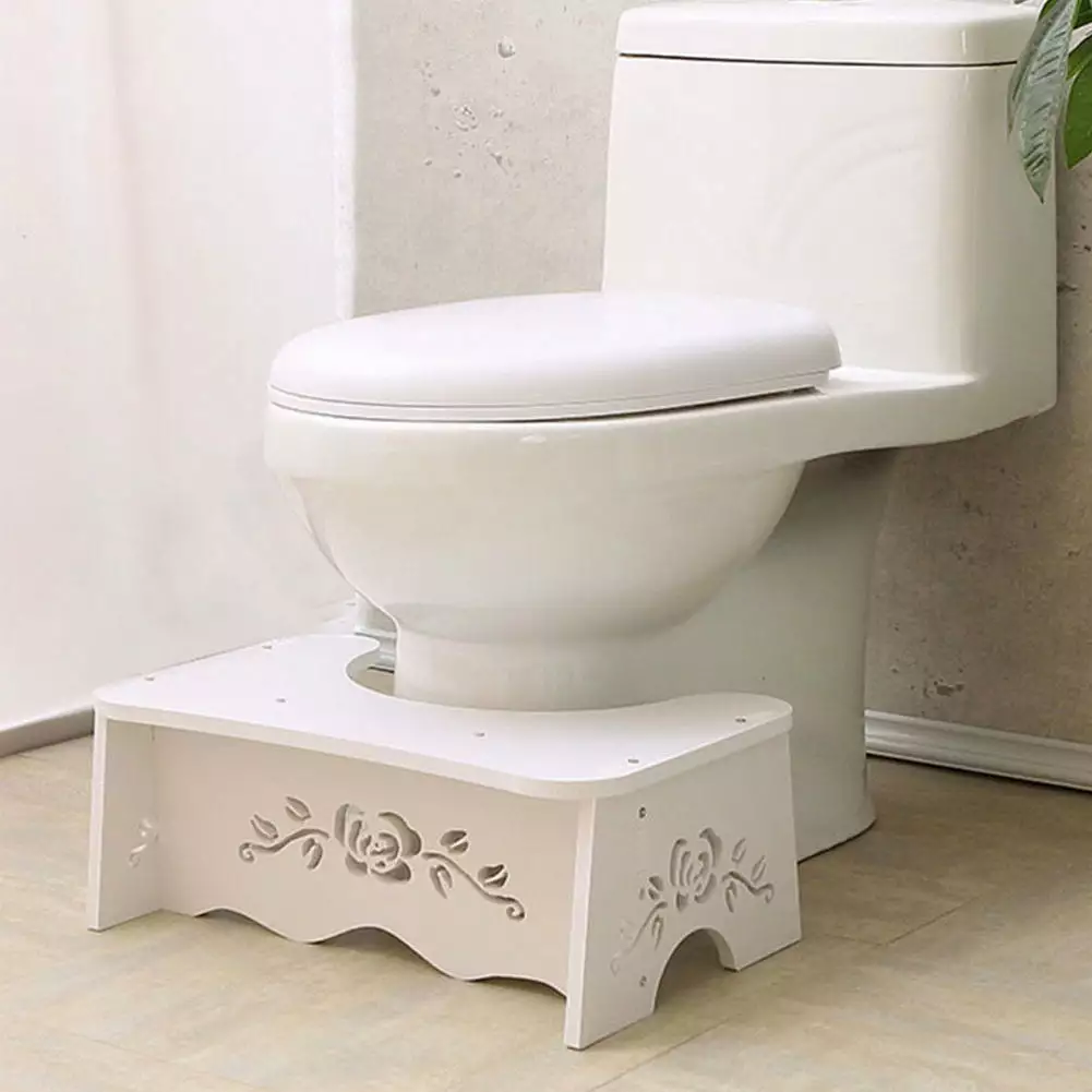 Toilet Stool Folding Toilet Potty Stool Poop Stool Stepping Stool Bathroom Squat Aid for Bathroom Kid Men Women