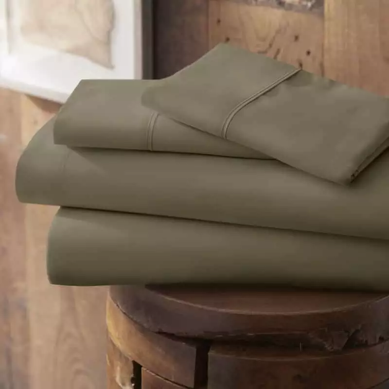 Merit Linens Modern Luxury Soft 4 Piece Deep Pocket Bed Sheet Set - Queen - Taupe