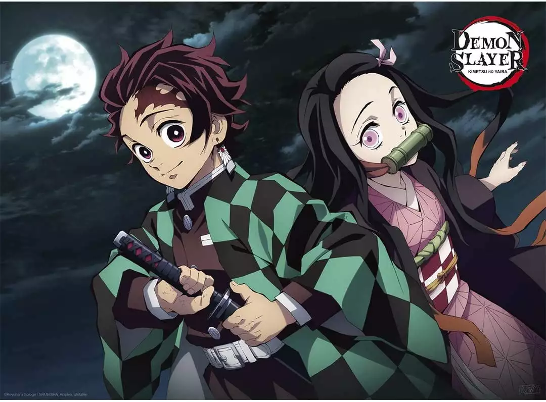 ABYstyle - Demon Slayer - Tanjiro & Nezuko Mini Poster (20.5 x 15)