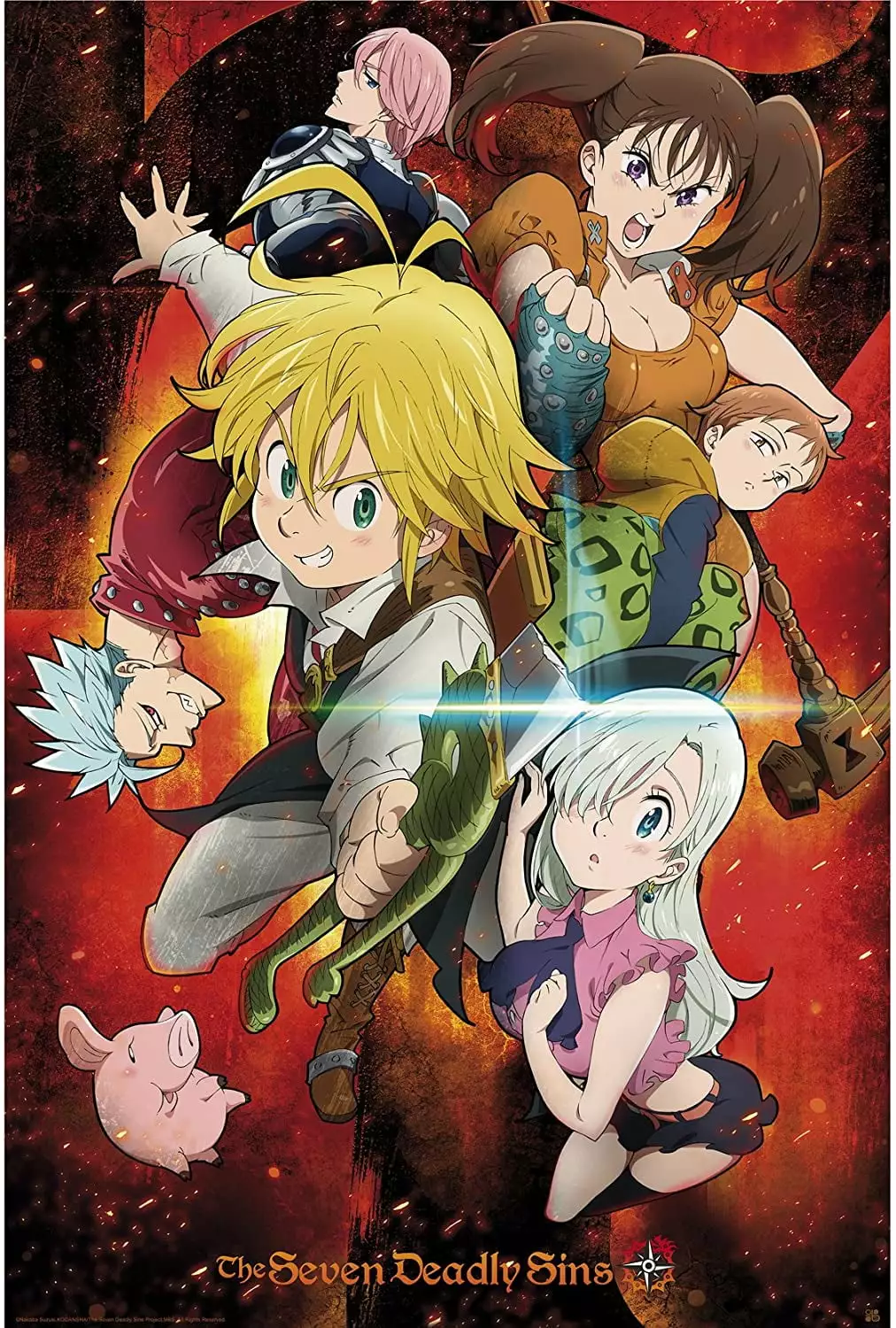 ABYstyle - The Seven Deadly Sins - The Sins Poster (36X24)