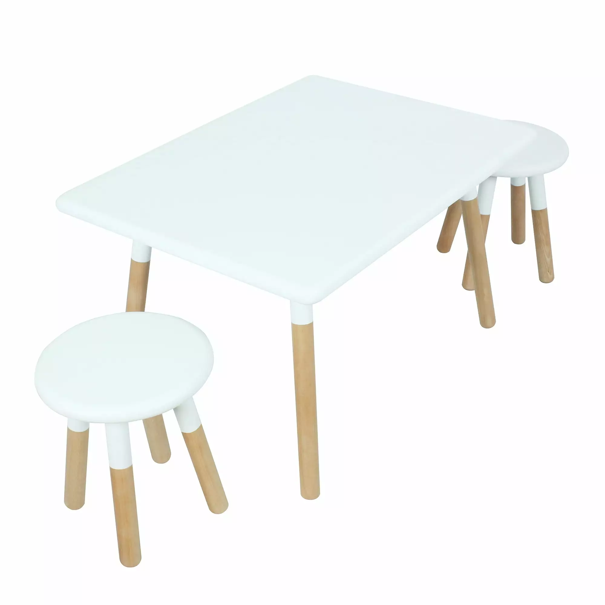 ACEssentials Kids Table and Stool Set. Multiple Colors