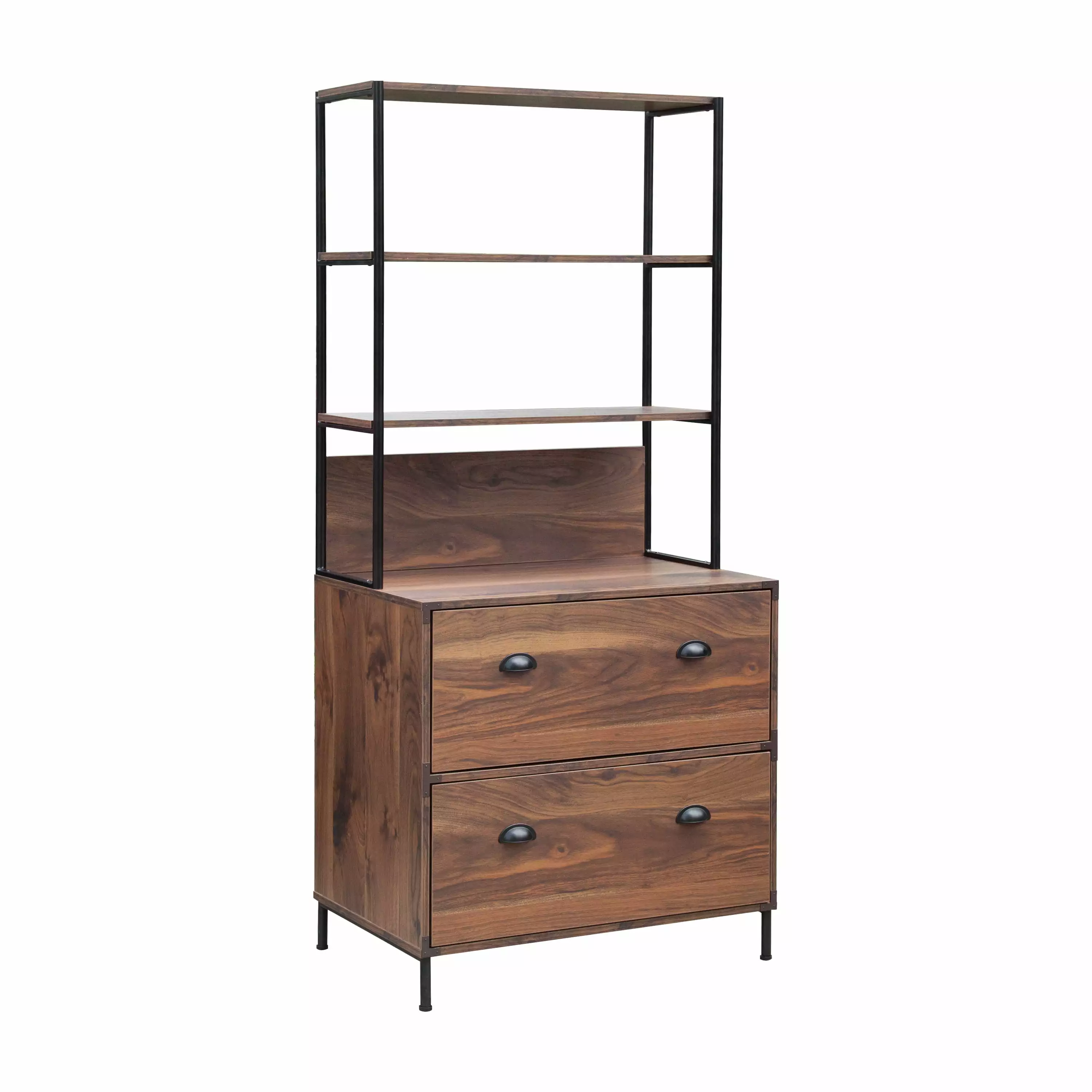 AGH Deco 67.5 Standard Bookcase with Drawers