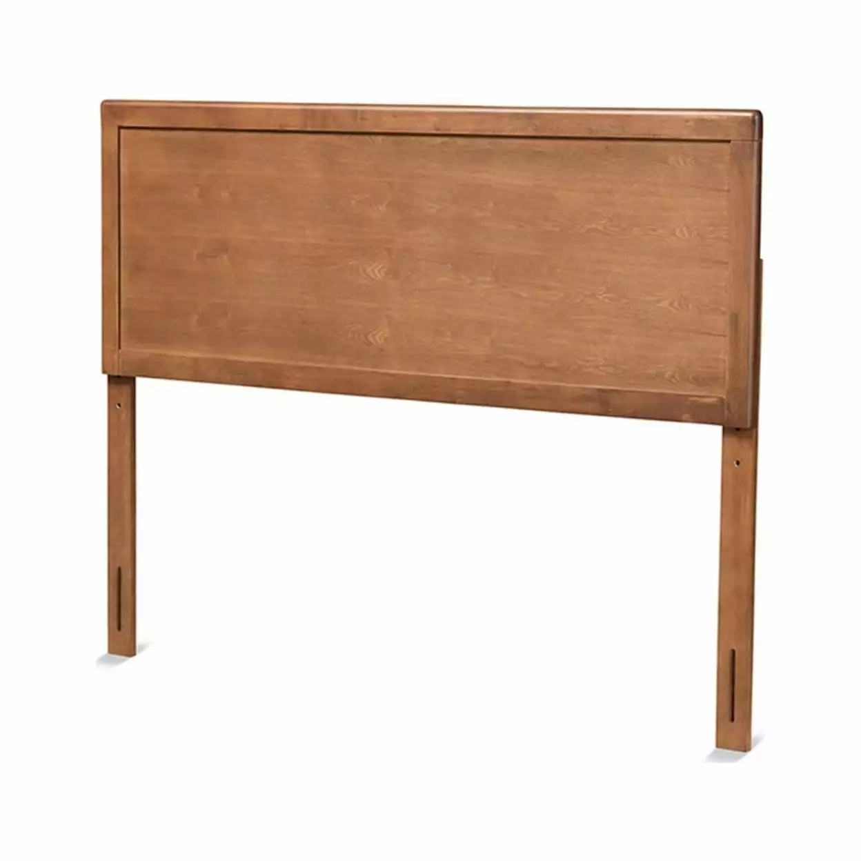 Alan Modern and Contemporary Transitional Ash Walnut Finished Wood Full Size Headboard