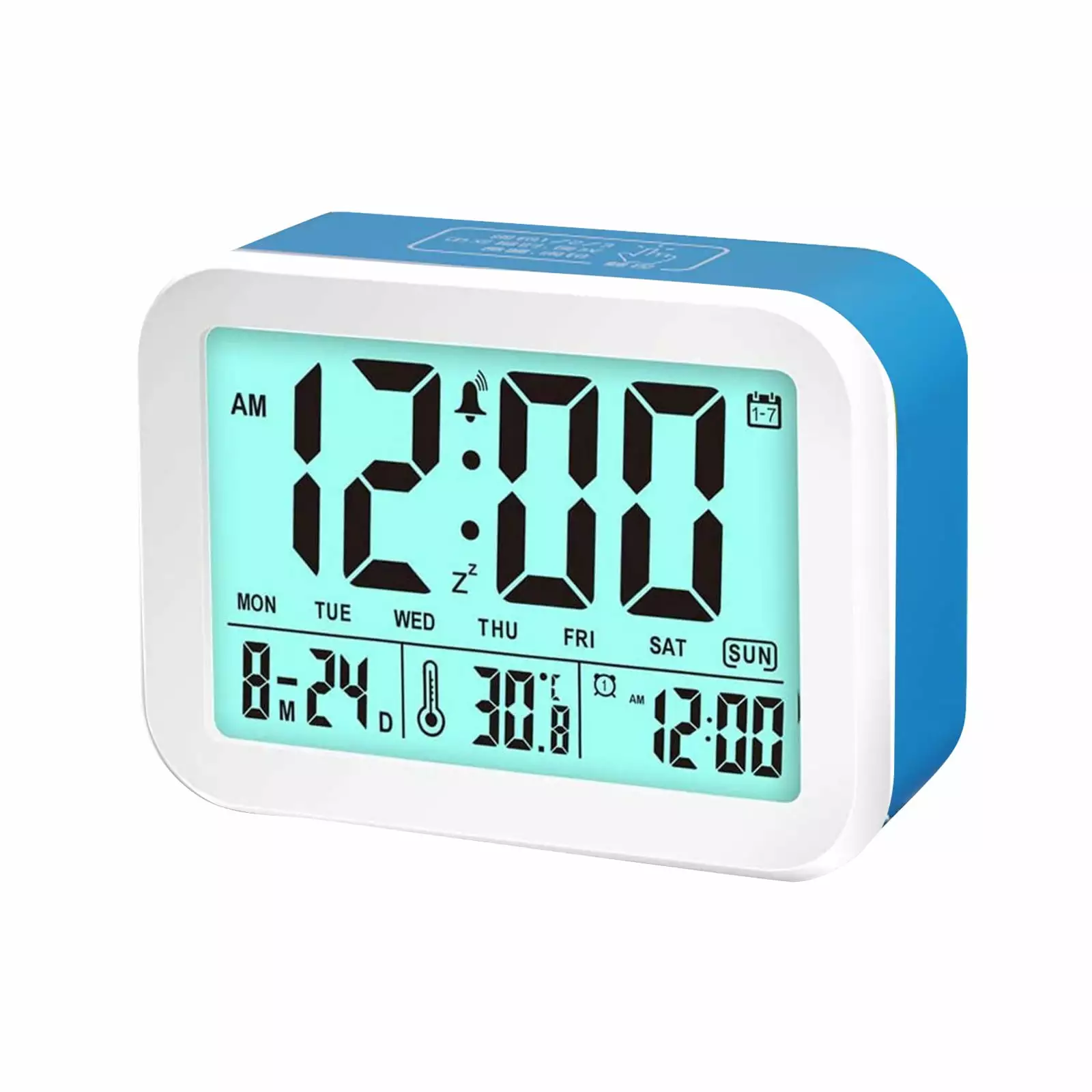 Alarm Clock.Clearance Summer Savings Byikun Back-to-School Wireless Bluetooth Stereo Clock Card Portable Mirror Small Speaker