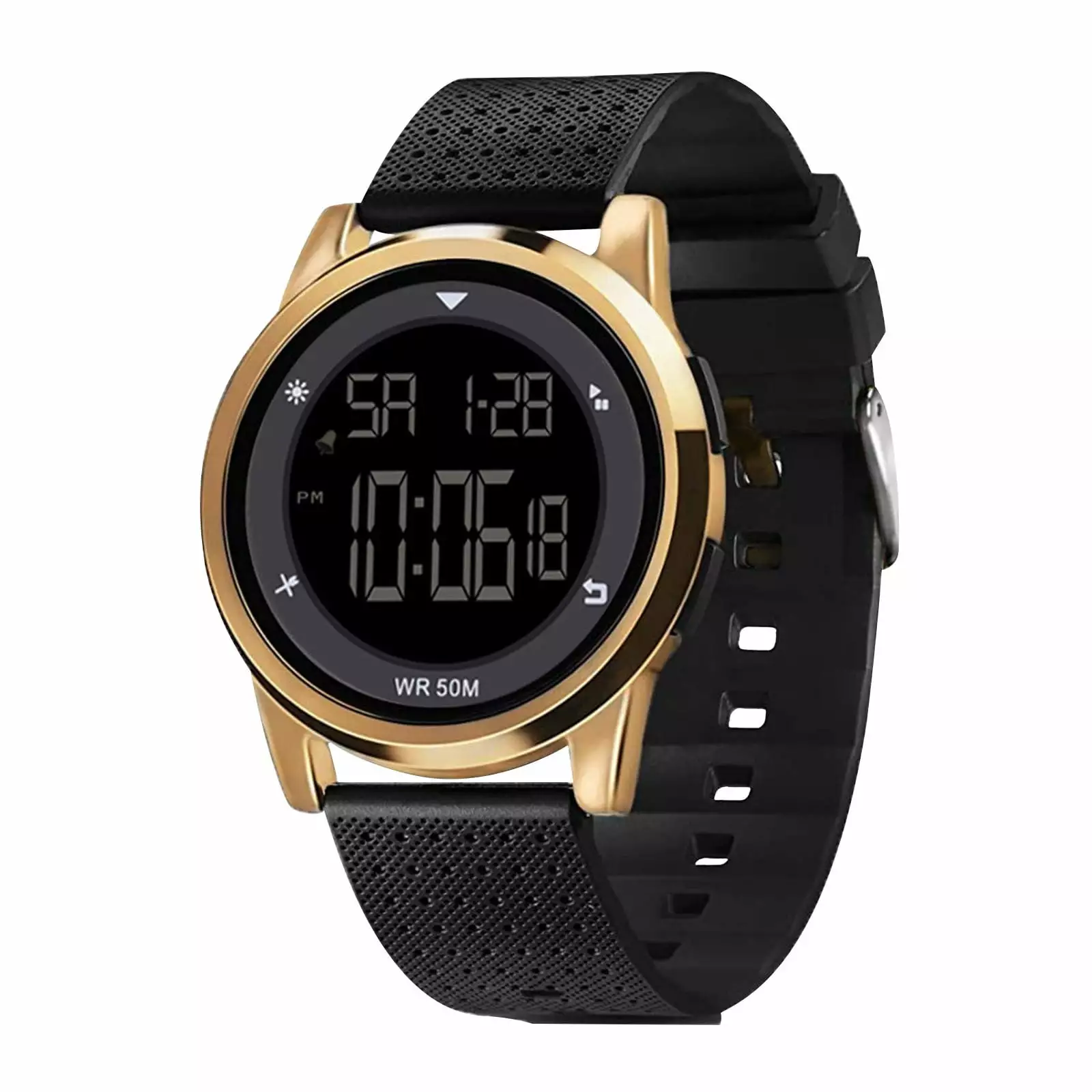 Alarm Clock.Summer Savings Byikun Back-to-School New Trend Versatile. Fashionable Watch. Metal Light Electronic Watch With Multiple Functions Including Date Alarm Clock. Luminous Light