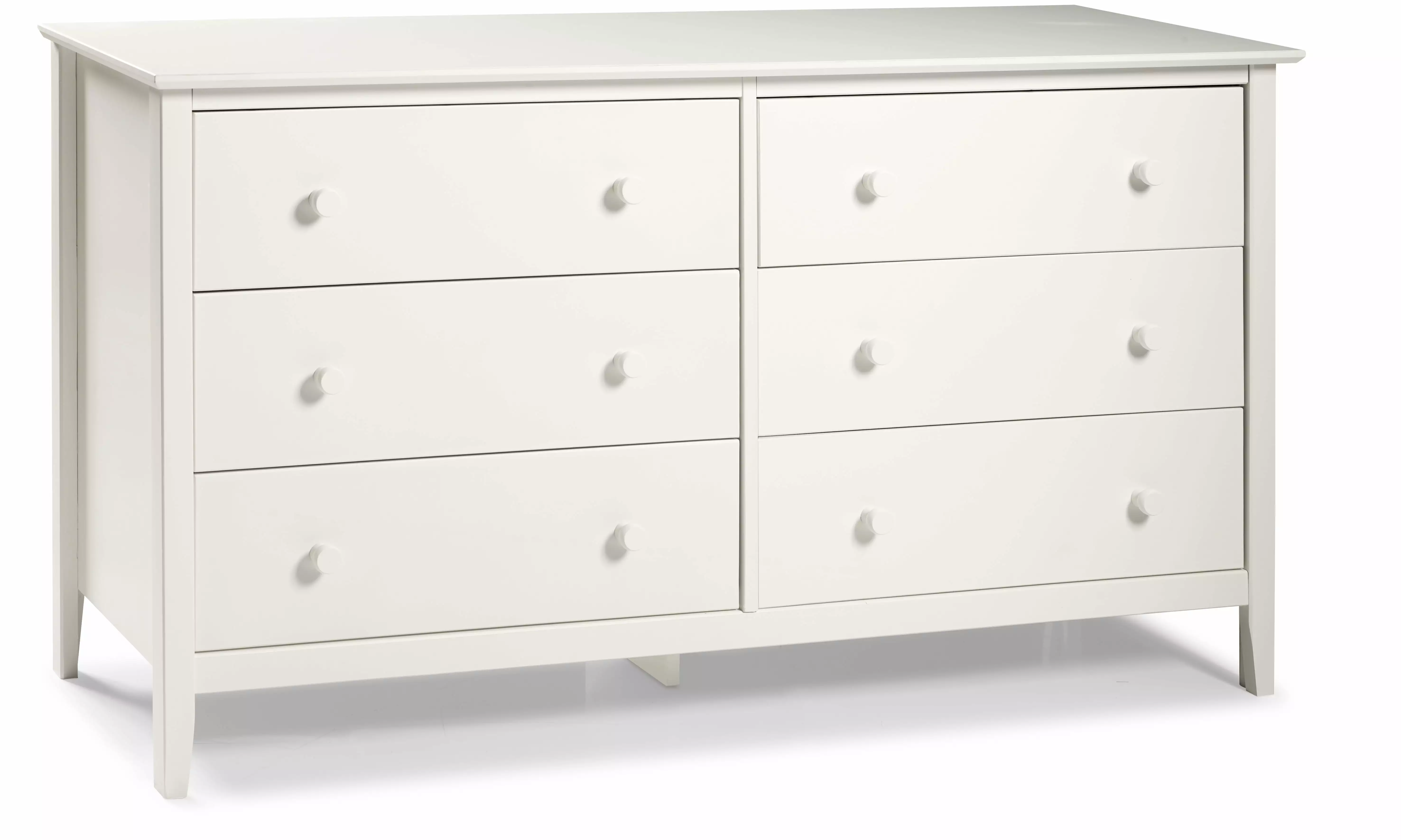 Alaterre Simplicity 6-Drawer Dresser. White