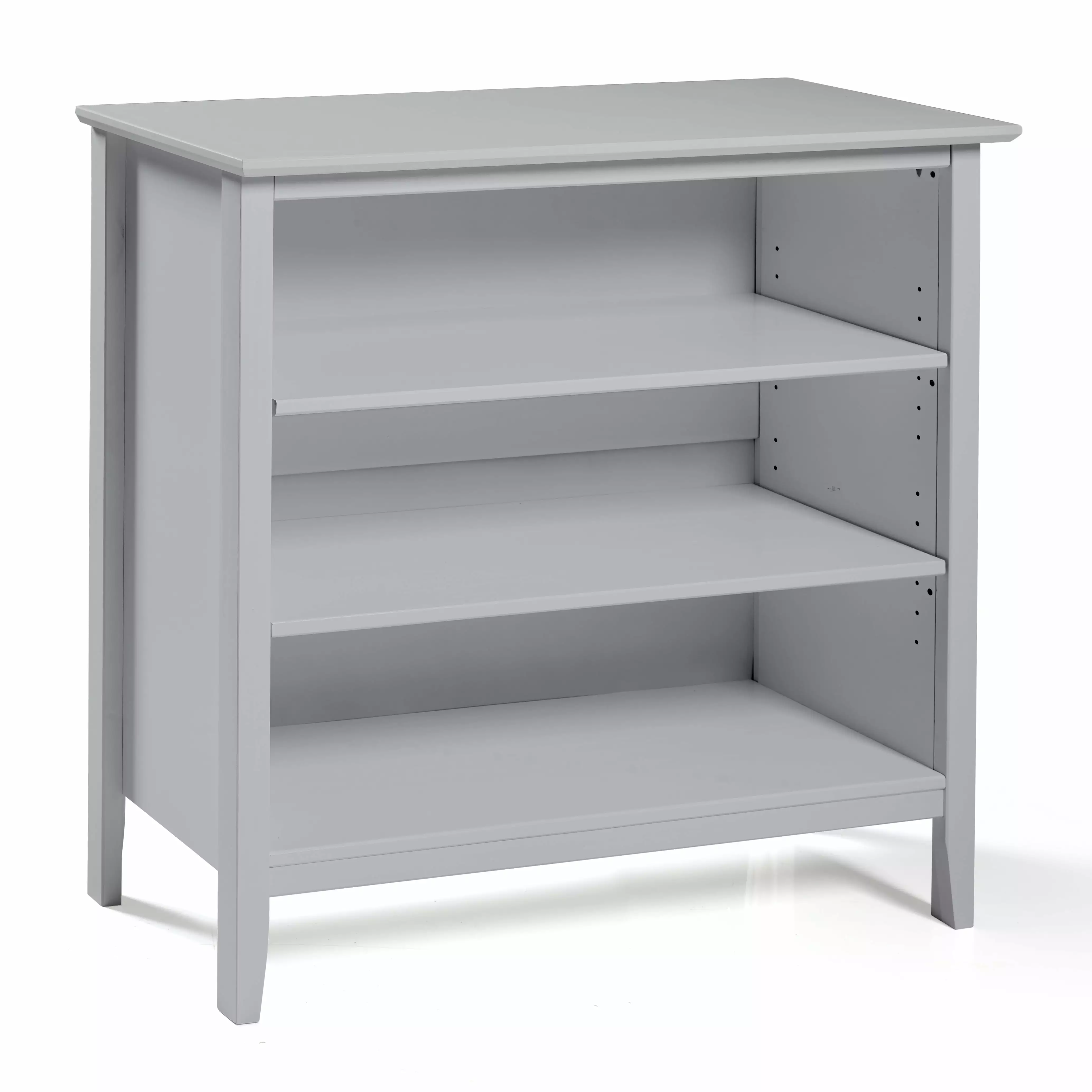 Alaterre Simplicity Kids Under Window Bookcase. Dove Gray