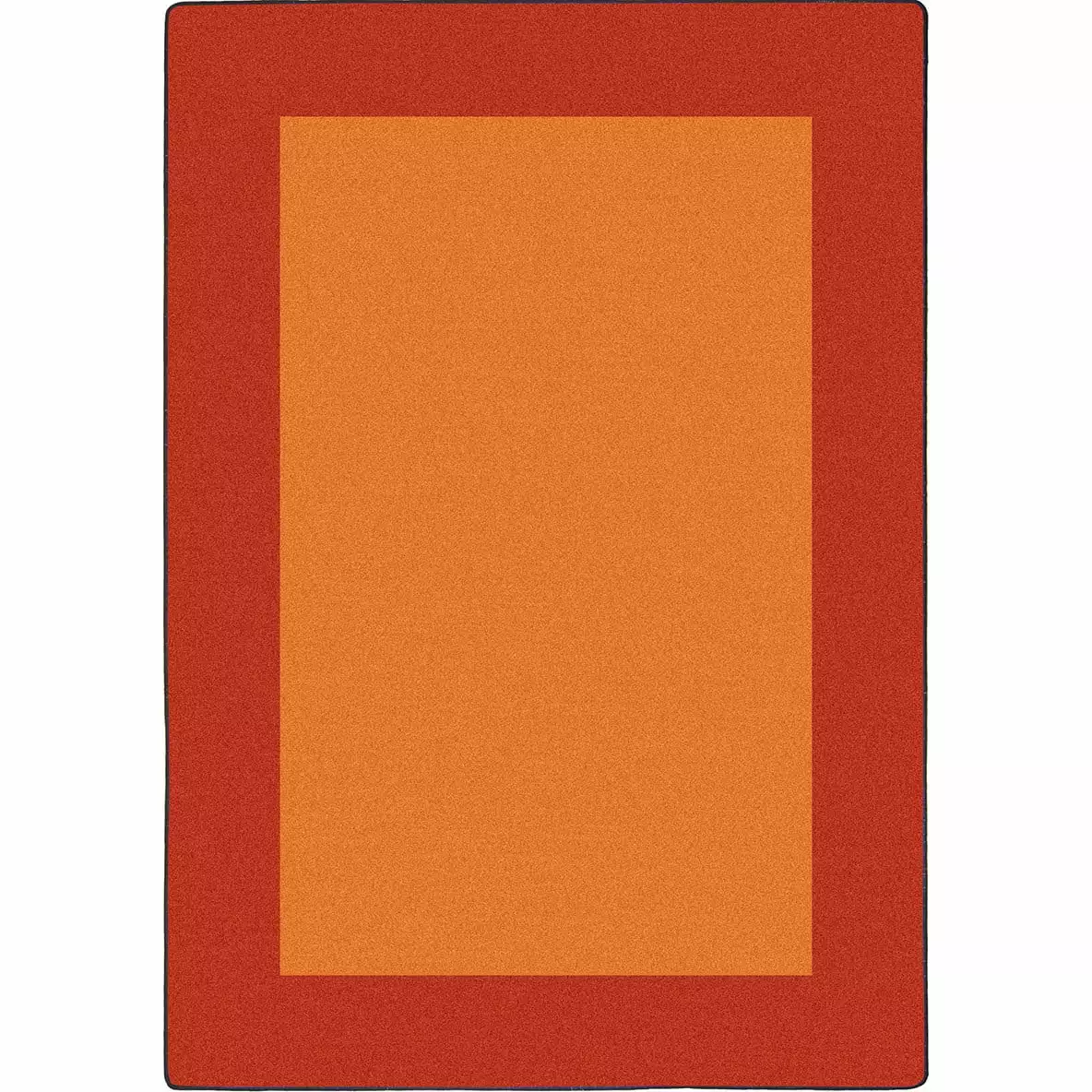 All Around 5'4 x 7'8 area rug in color Orange