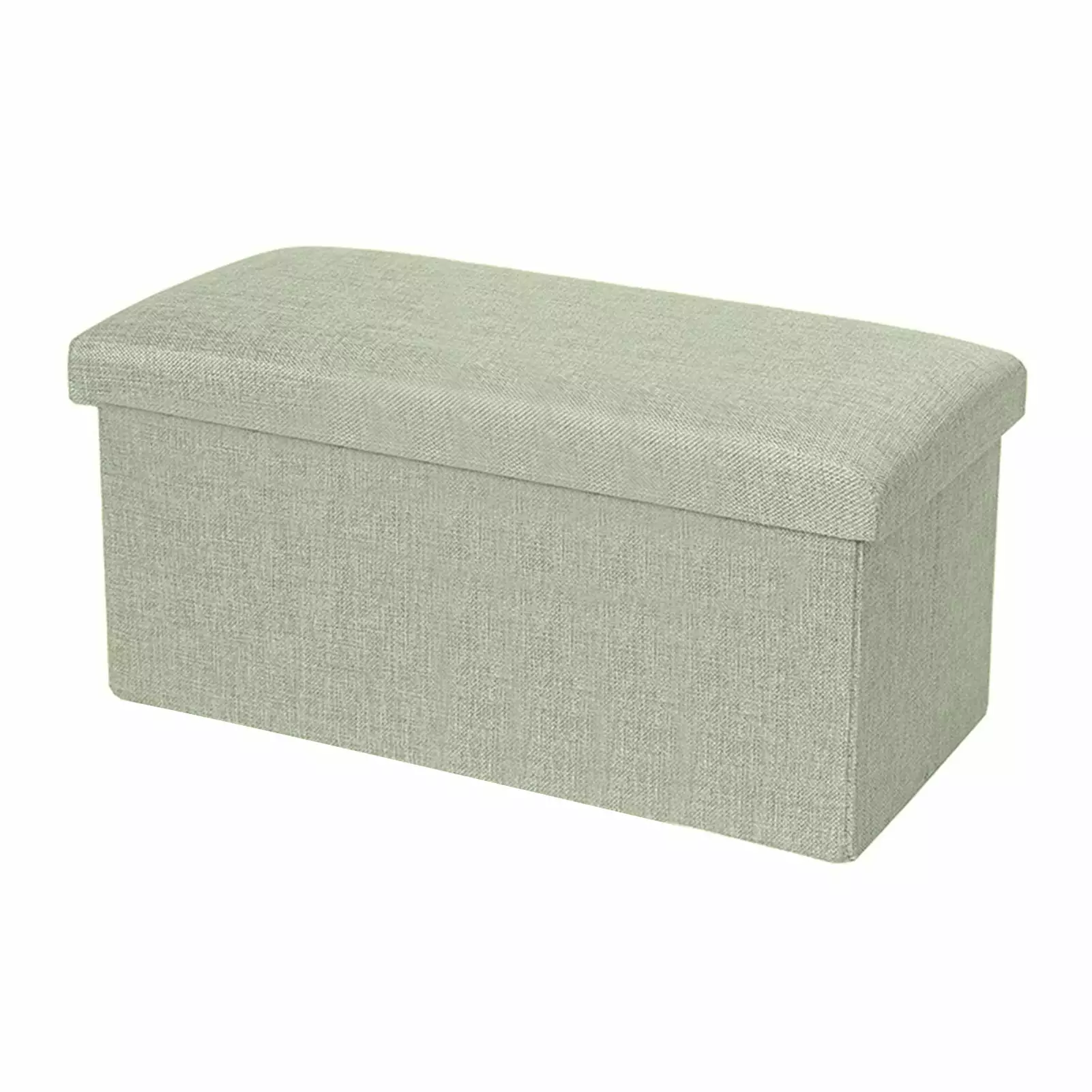 Anvazise Storage Box Strong Load Bearing Capacity Foldable Fabric Versatile Storage Ottomans Cube Seat for Home