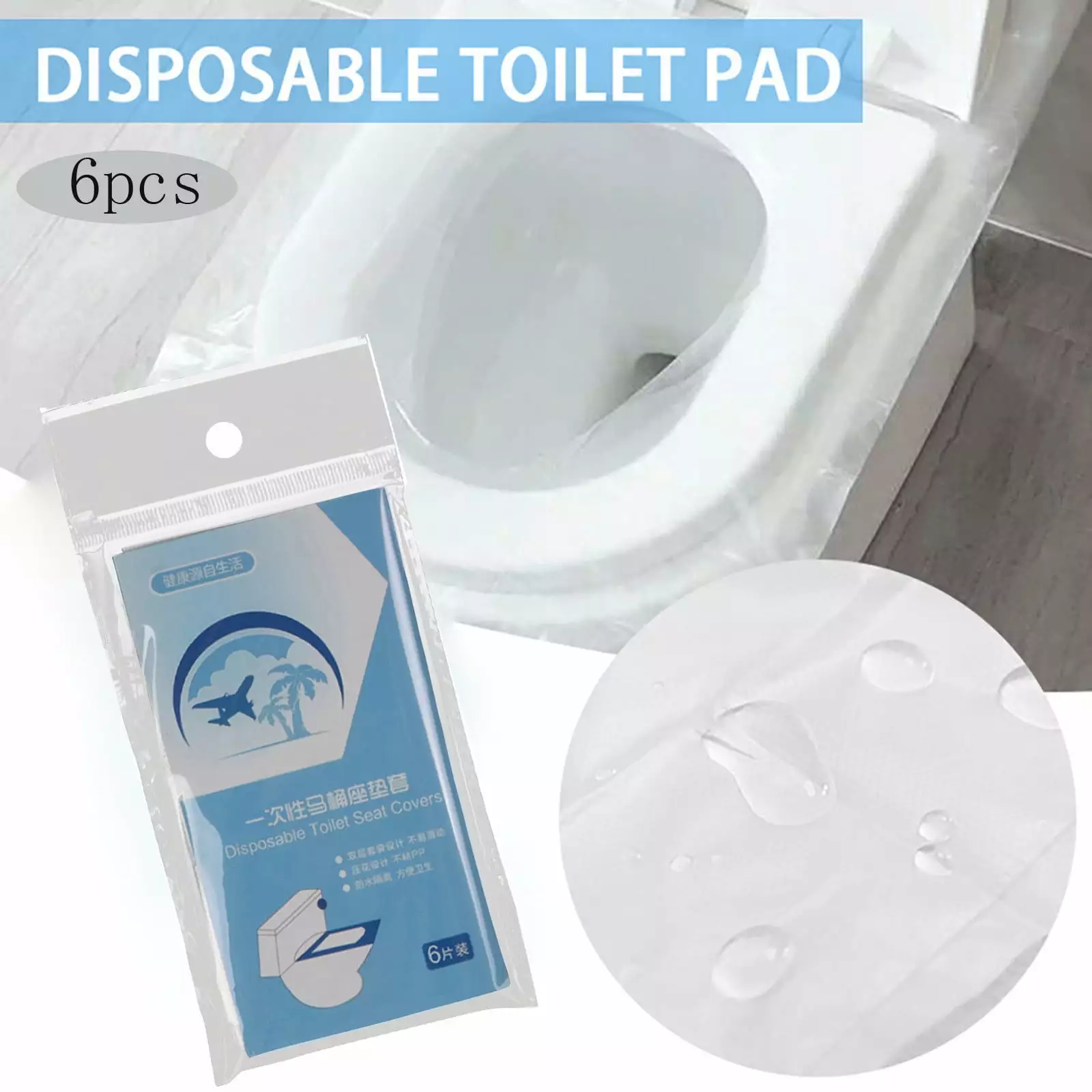 Apmemiss Clearance Disposable Toilet Seat Covers Portable Toilet Seat Cover Pads Toilet Daily Deals