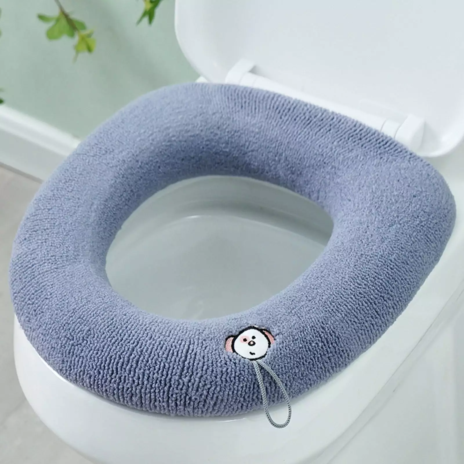 Apmemiss Clearance Toilet Seat Cushion Four Seasons Thickened Toilet Cover Knitted Toilet Seat Cushion Washable Household Toilet Cover Winter Warm Toilet Seat Cover Mat Savings