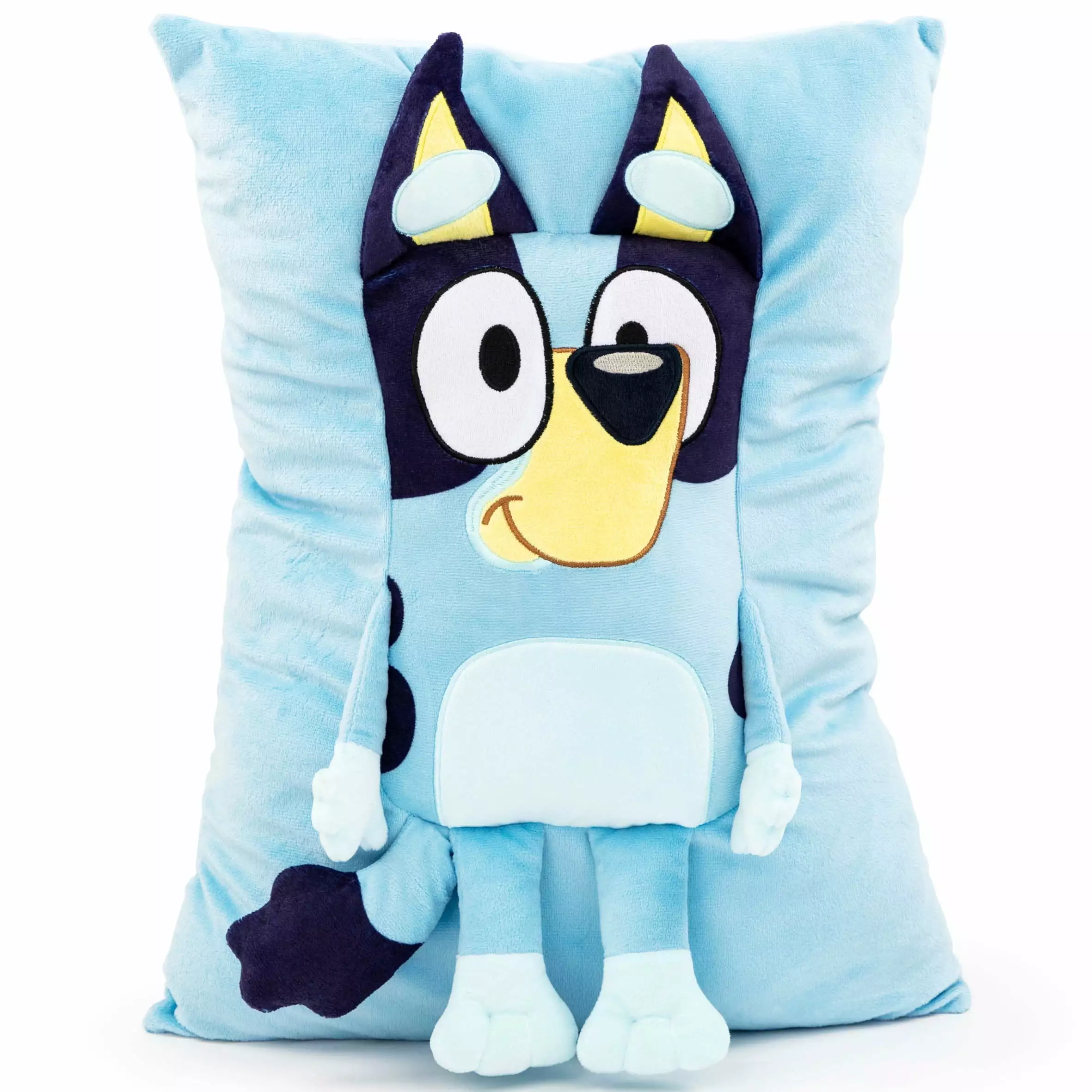 BBC Bluey Blue 3-D Pillow. 100% Microfiber