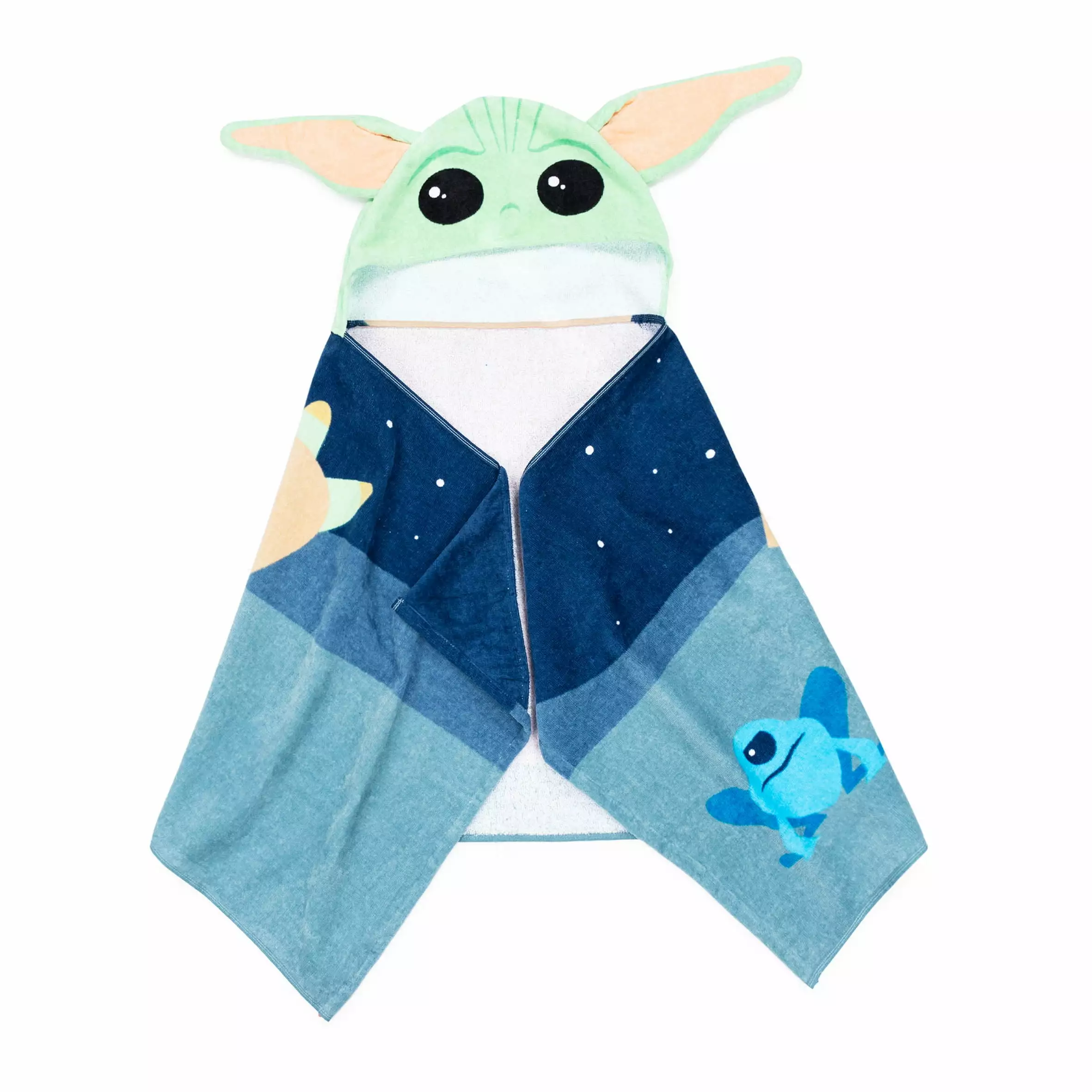 Baby Yoda Kids Cotton Hooded Towel. Star Wars