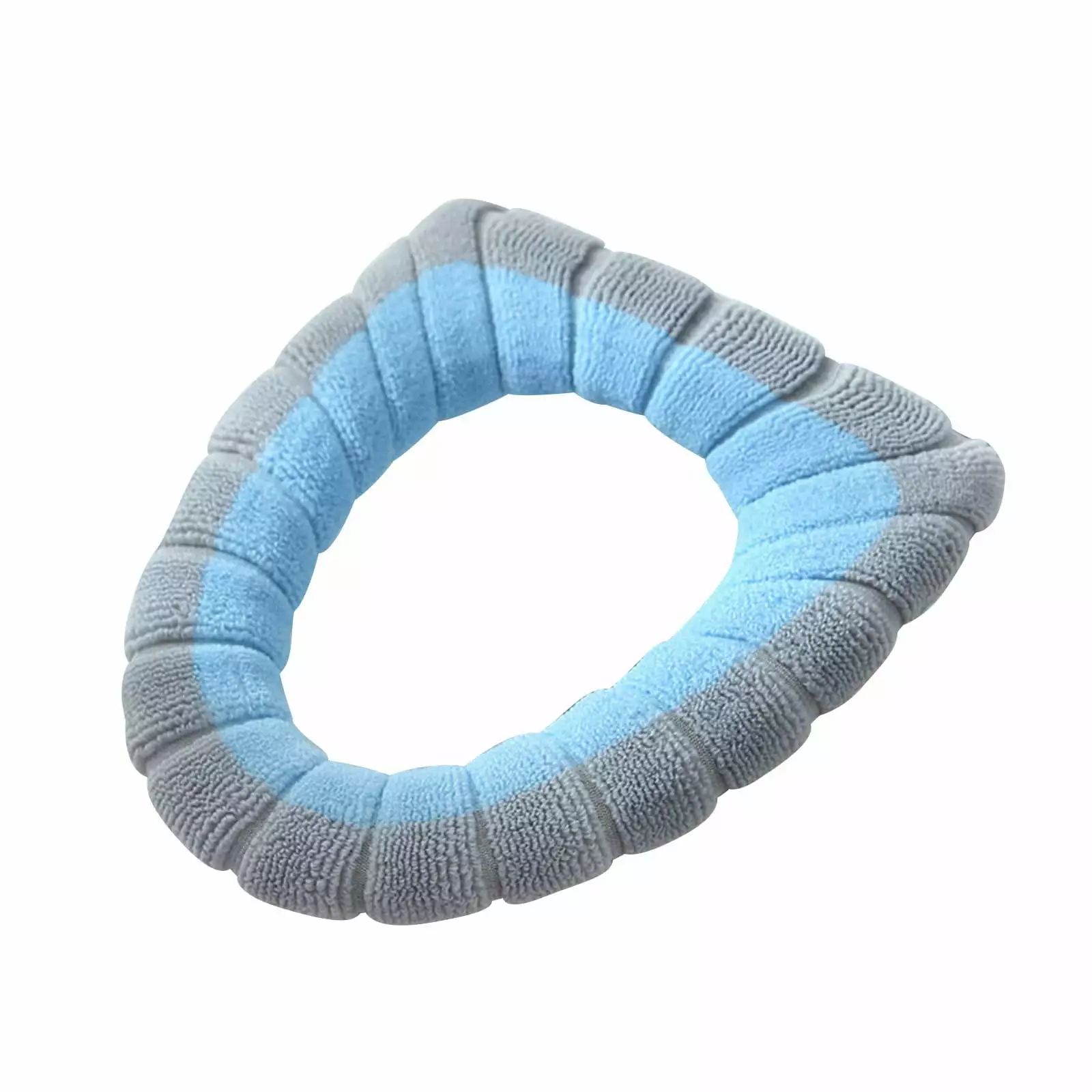 Back to School Savings! SRUILUO Toilet Seat Cushion Winter Thickened Toilet Cover Knitted Toilet Seat Cushion Washable Household Toilet Cover Blue. 44 x 36cm