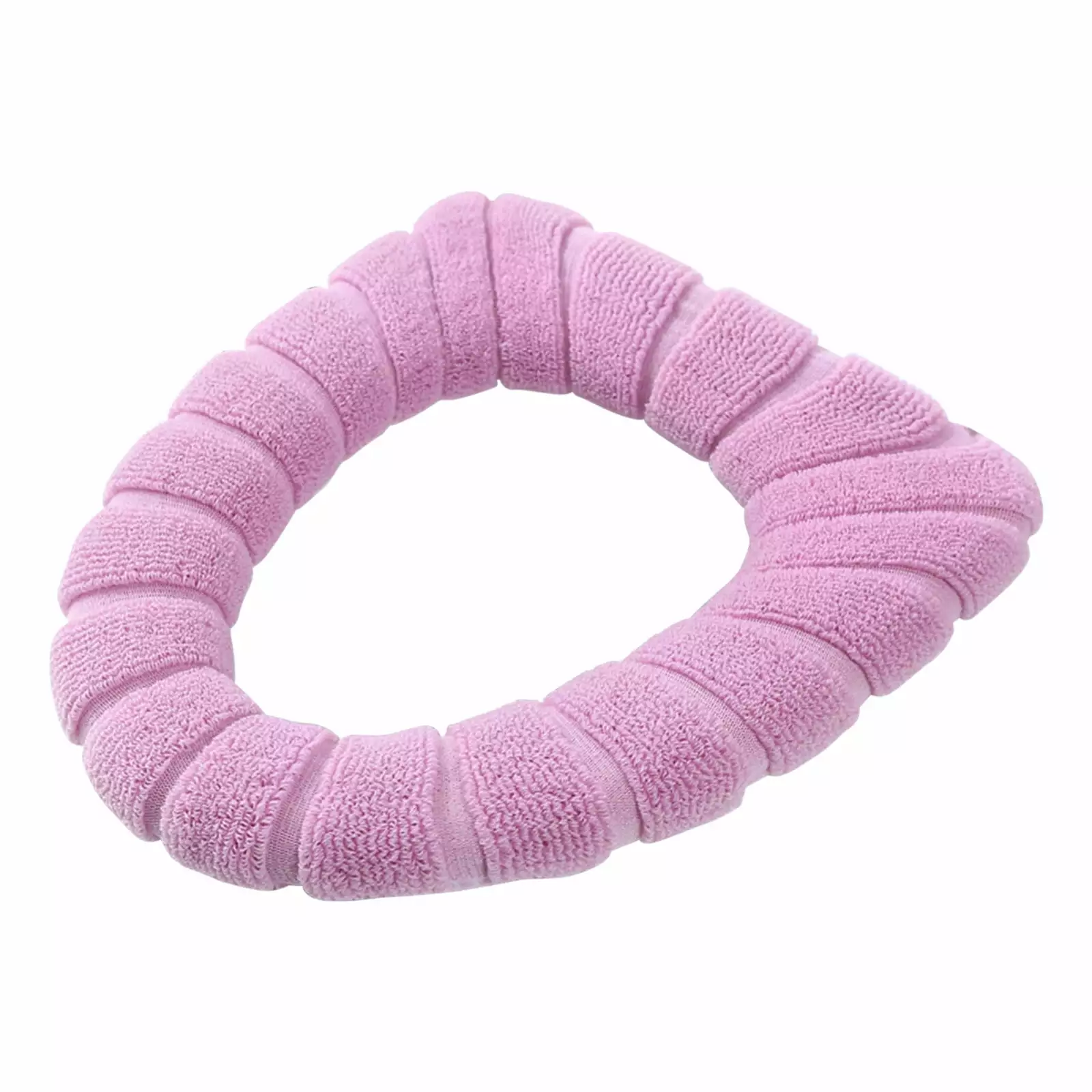 Back to School Savings! SRUILUO Toilet Seat Cushion Winter Thickened Toilet Seat Knitted Toilet Seat Cushion Washable Household Toilet Seat Pink. 43 x 36cm