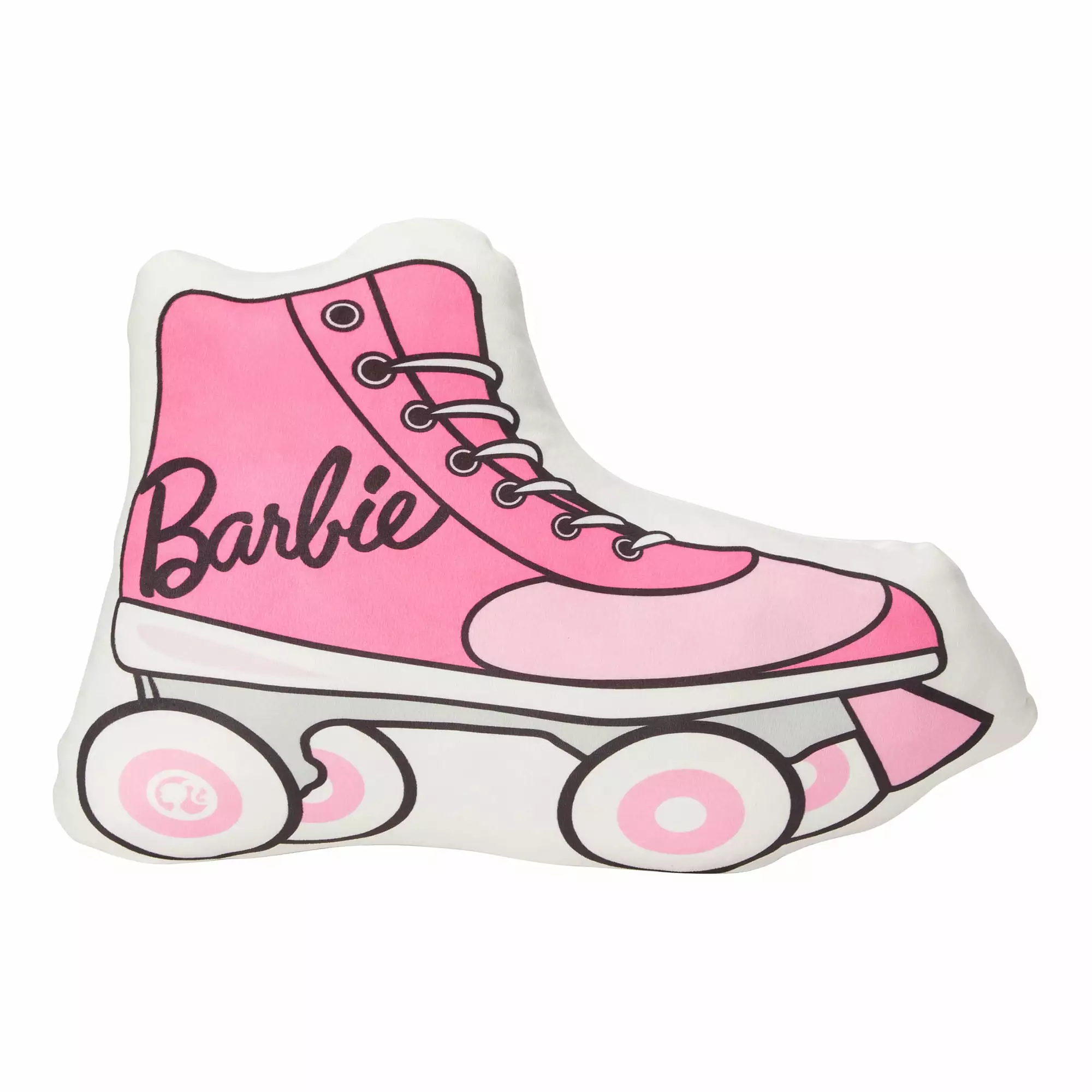 Barbie Roller Skate Kids Bedding Decorative Pillow. Pink. Mattel