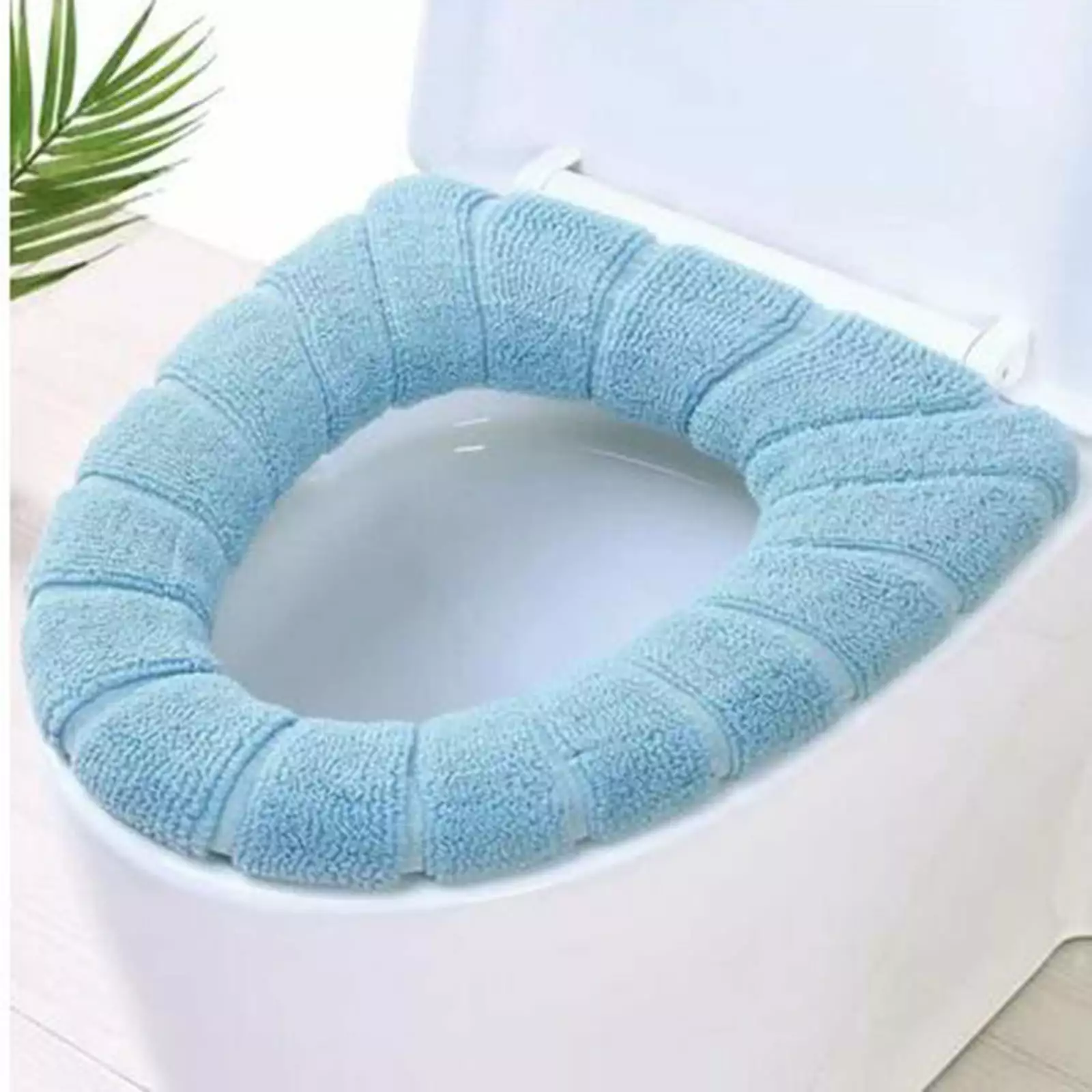 Bathroom Decor Toilet Seat Cushion Winter Thickened Toilet Seat Knitted Toilet Seat Cushion Washable Household Toilet Seat Clearance Sale