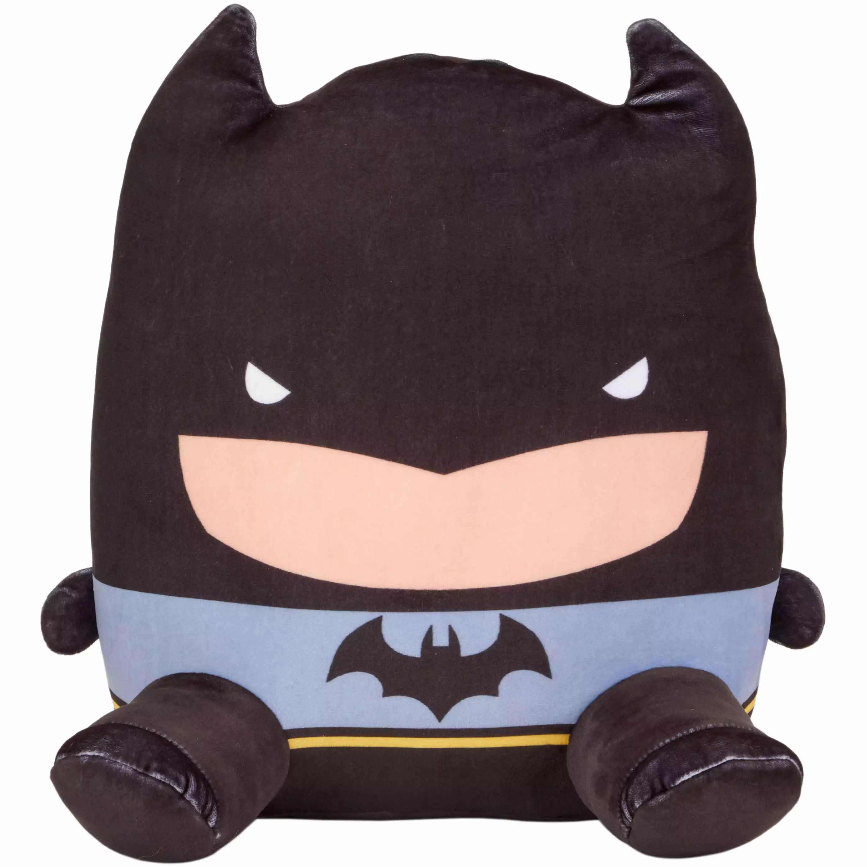 Batman Kids Squishy Pillow. Decorative Bedding. 15 Tall