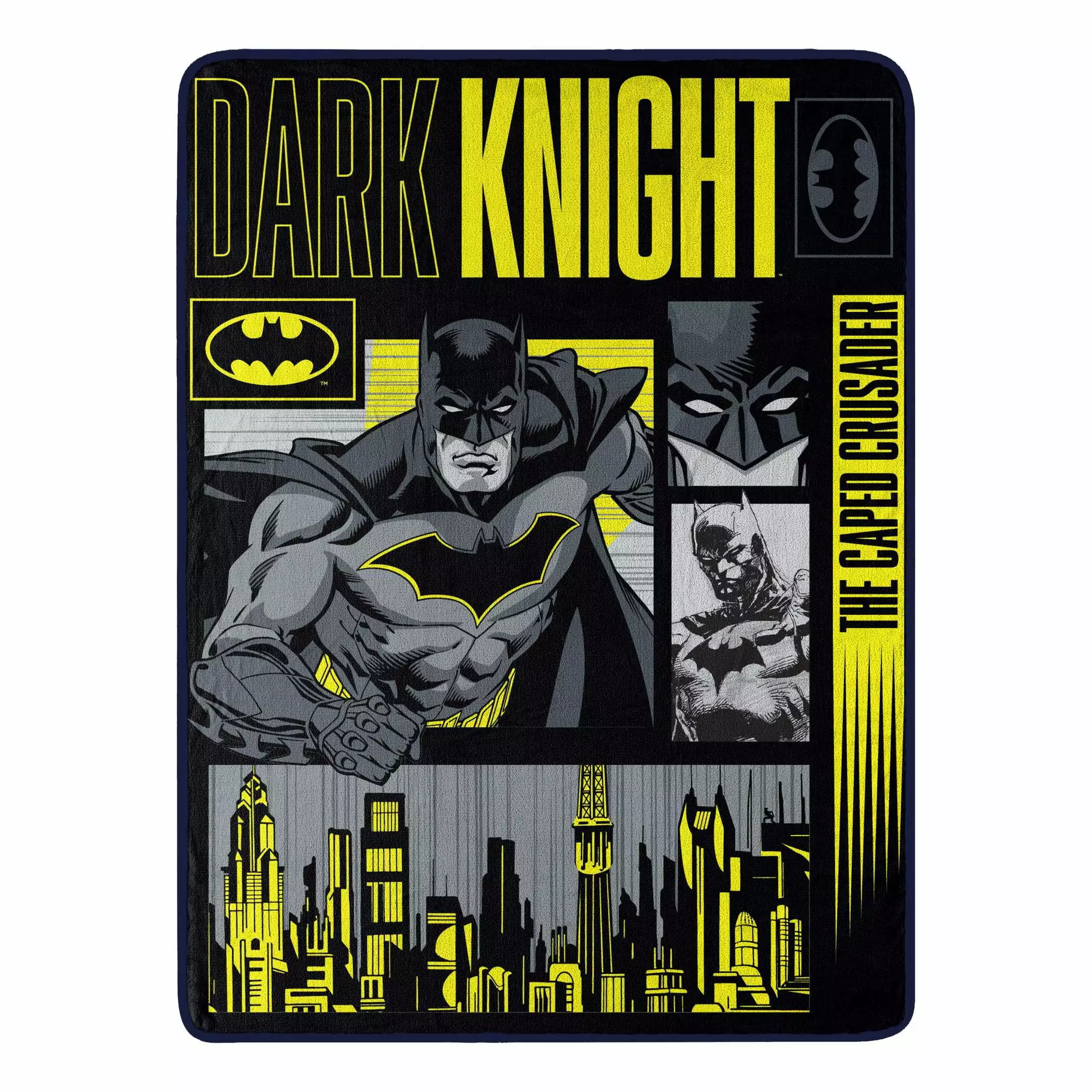 Batman Legendary Kids Micro Raschel Throw Blanket