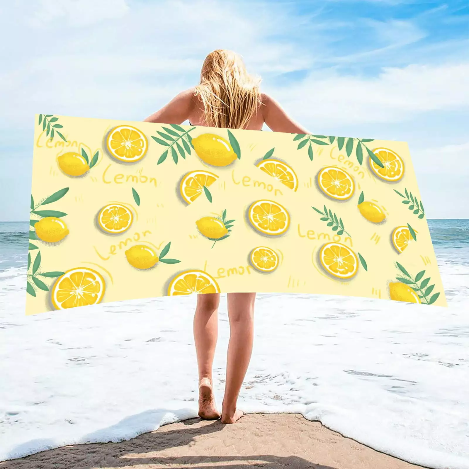 Beach Towels Oversized Qwtwty Microfiber Beach Towel Super Lightweight Colorful Bath Towel Sandproof Beach Blanket Multi-Purpose Towel for Travel Swimming Pool 30x60 Inch on Clearance