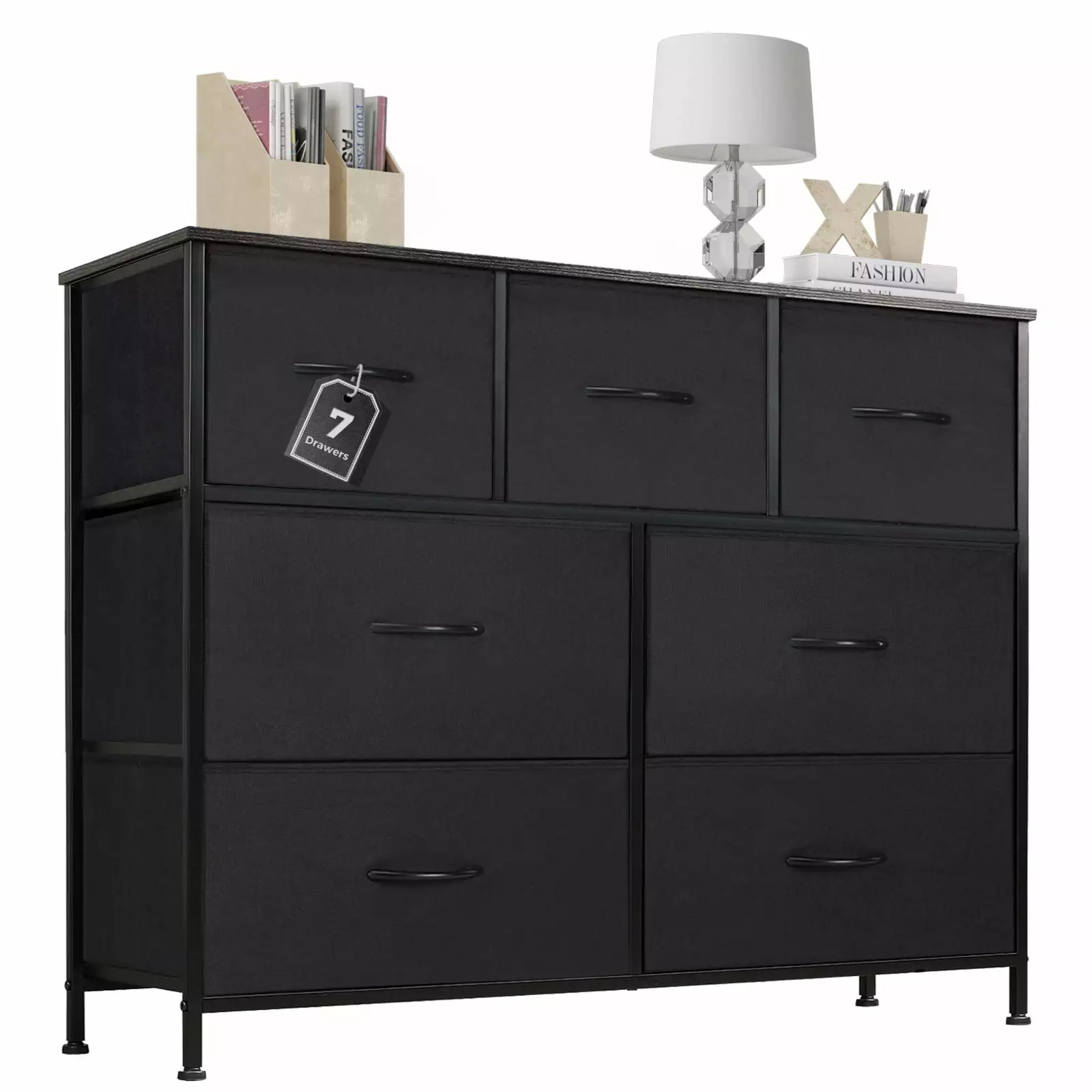 Bedroom Wardrobe Cabinet. Assembled Wardrobe Lockers with 7 Storage Spaces. Multi-Functional Furniture for Home Organization