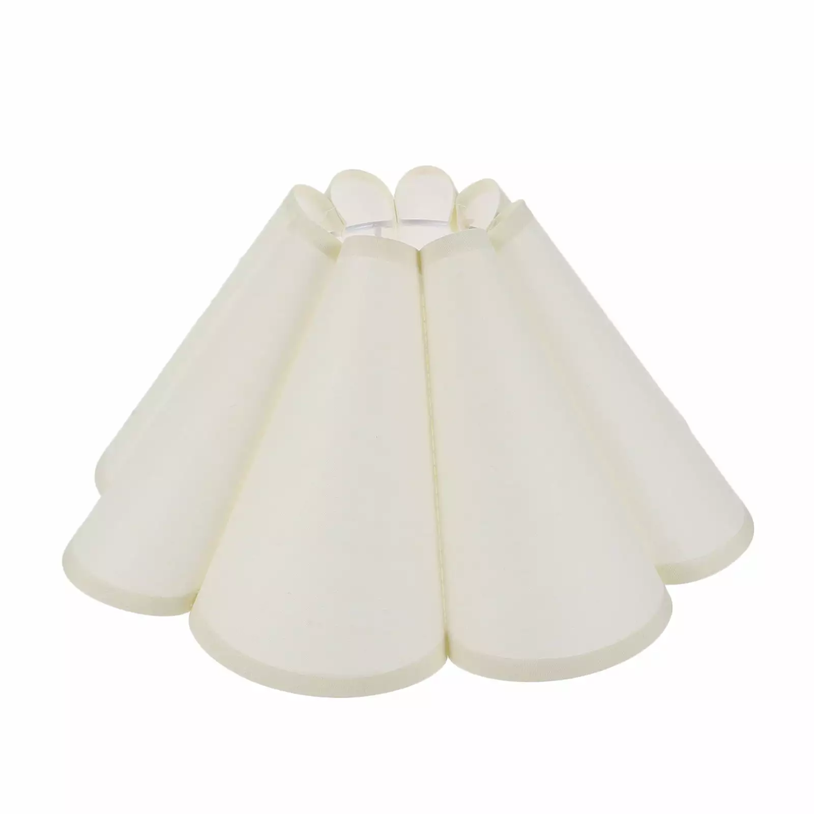 Beige Cloth Petal Lampshade for Table/Floor Light