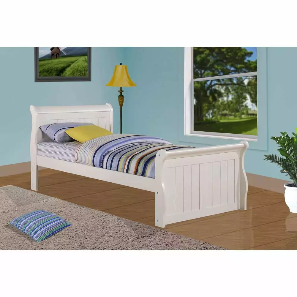 Belen Kox Twin Sleigh Bed. Drawers Or Trundle Not Included