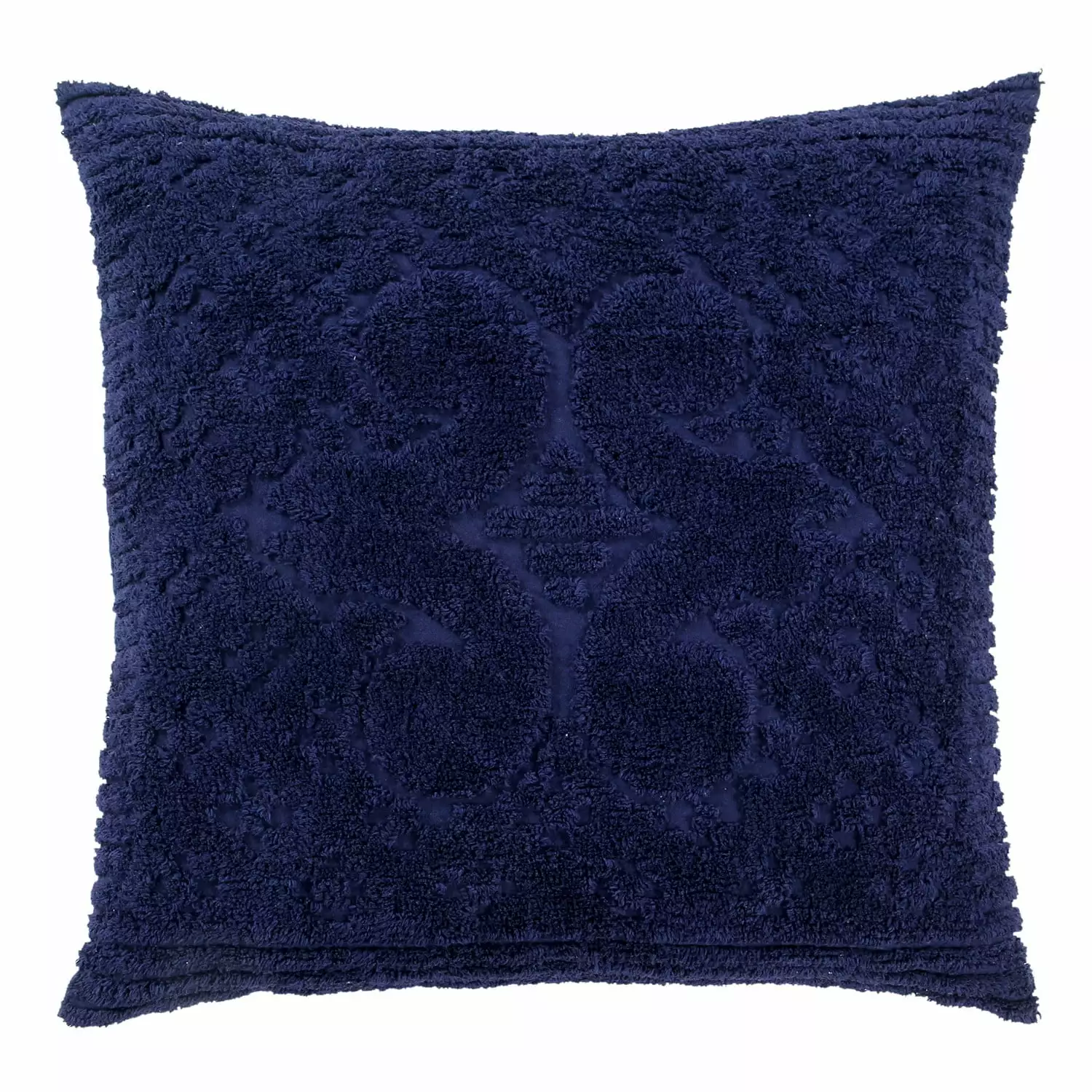 Better Trends Ashton Medallion Design 100% Cotton Bedspread with Euro Sham. for Adult - Navy