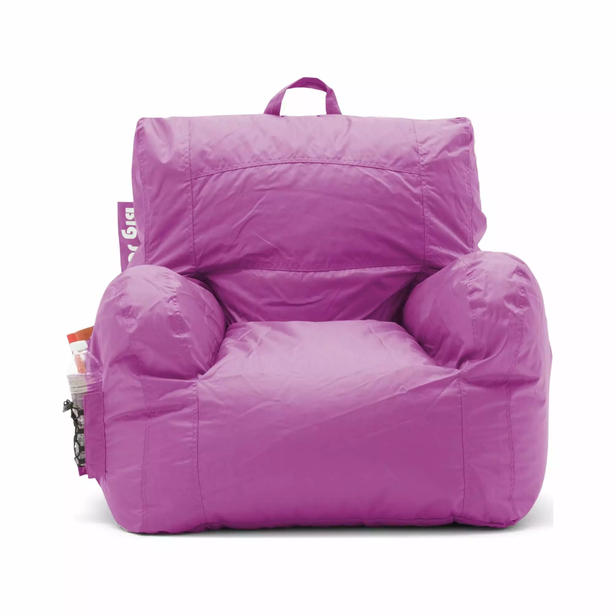 Big Joe Dorm Bean Bag Chair. Kids/Teens. Radiant Orchid. Durable Polyester Nylon Blend. 3 feet