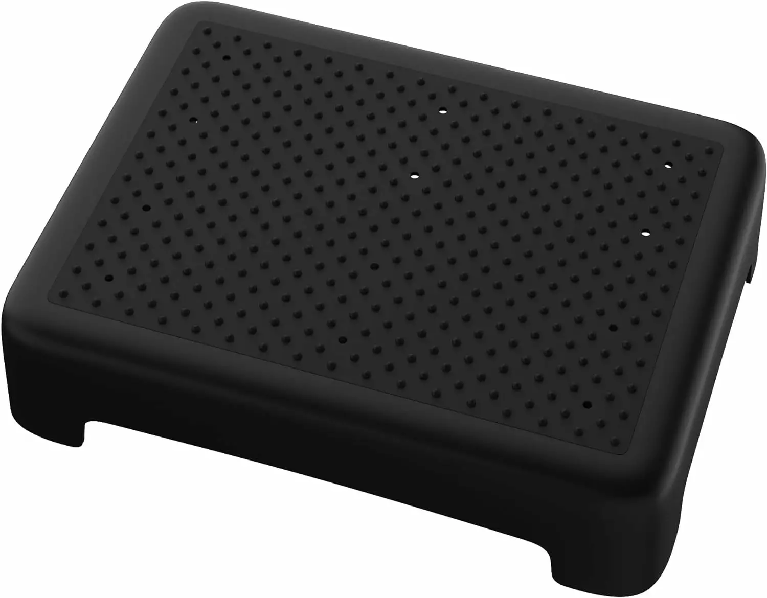 Black Plastic Step Stool - Durable. Lightweight. Easy to Clean